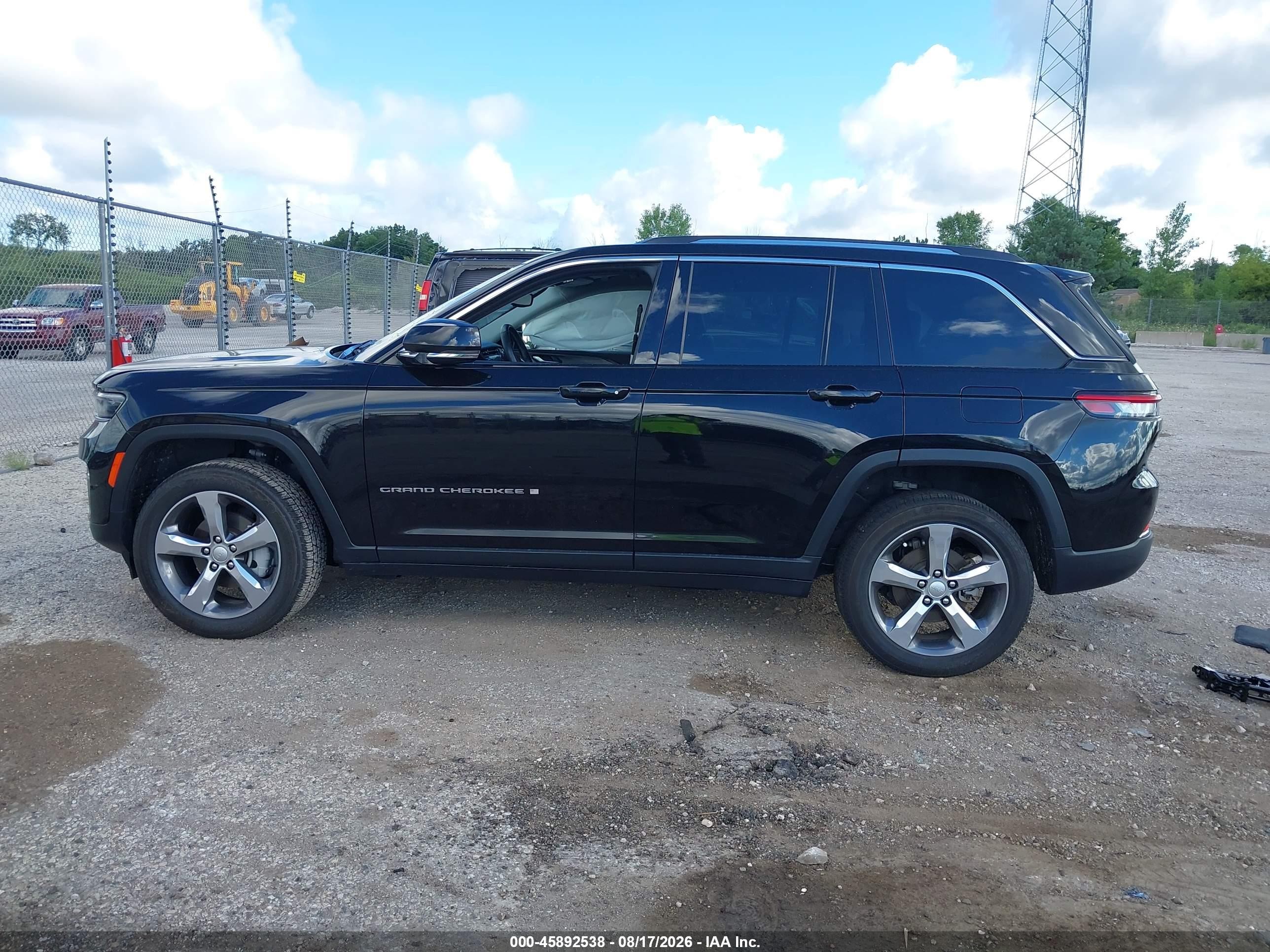 2022 Jeep Grand Cherokee Limited 4x4 Black vin: 1C4RJHBG4N8635048