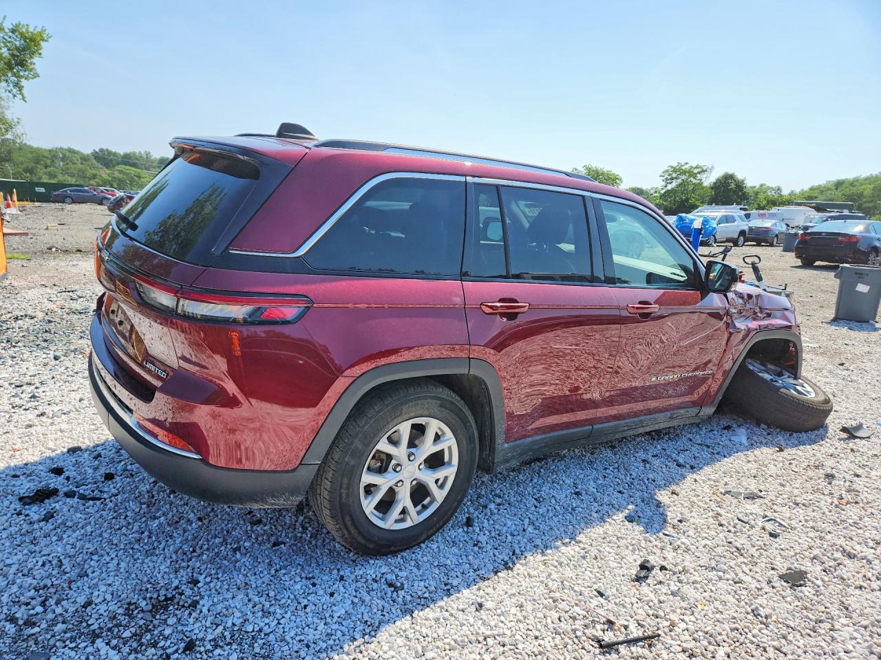 2023 Jeep Grand Cherokee Limited Burgundy vin: 1C4RJHBG6PC538725