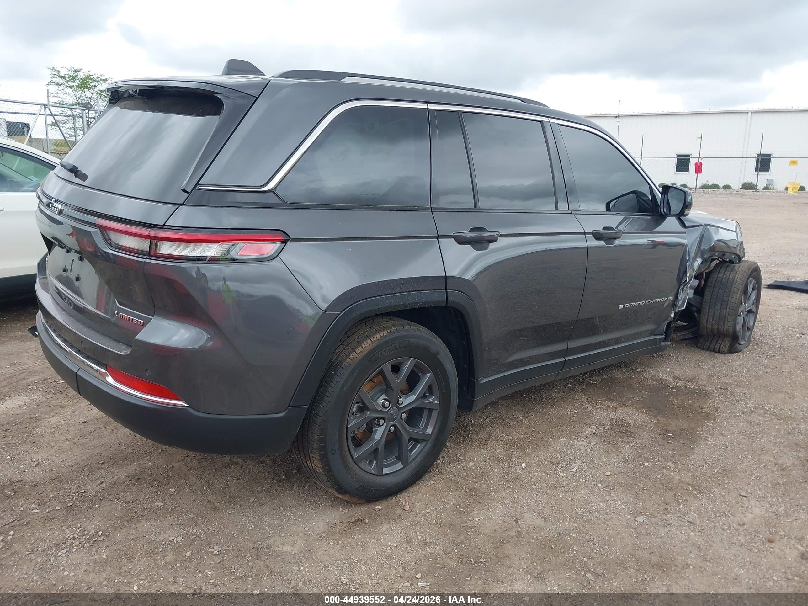 2023 Jeep Grand Cherokee Limited 4x4 Gray vin: 1C4RJHBG8P8738041