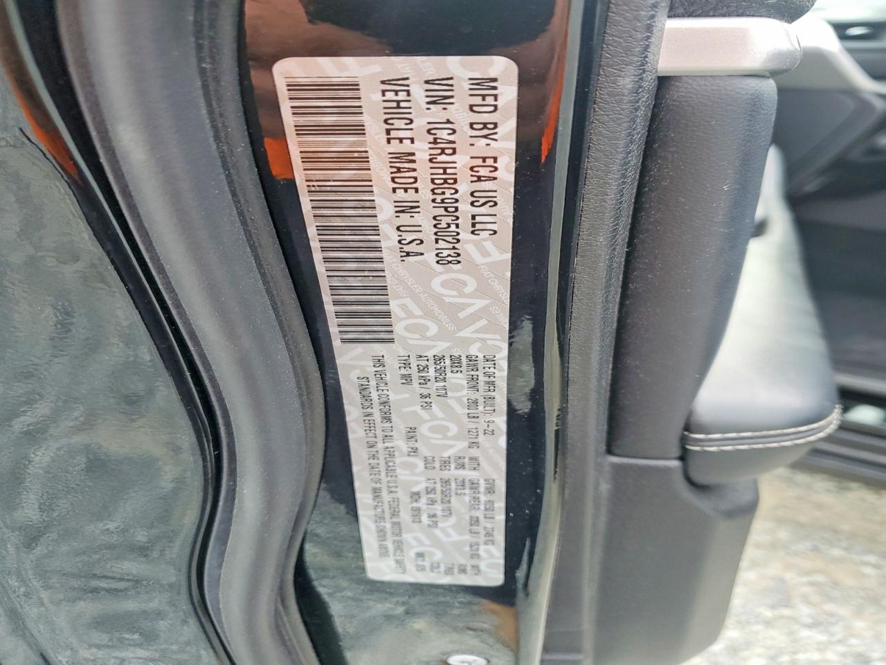 2023 Jeep Grand Cherokee Limited Black vin: 1C4RJHBG9PC502138