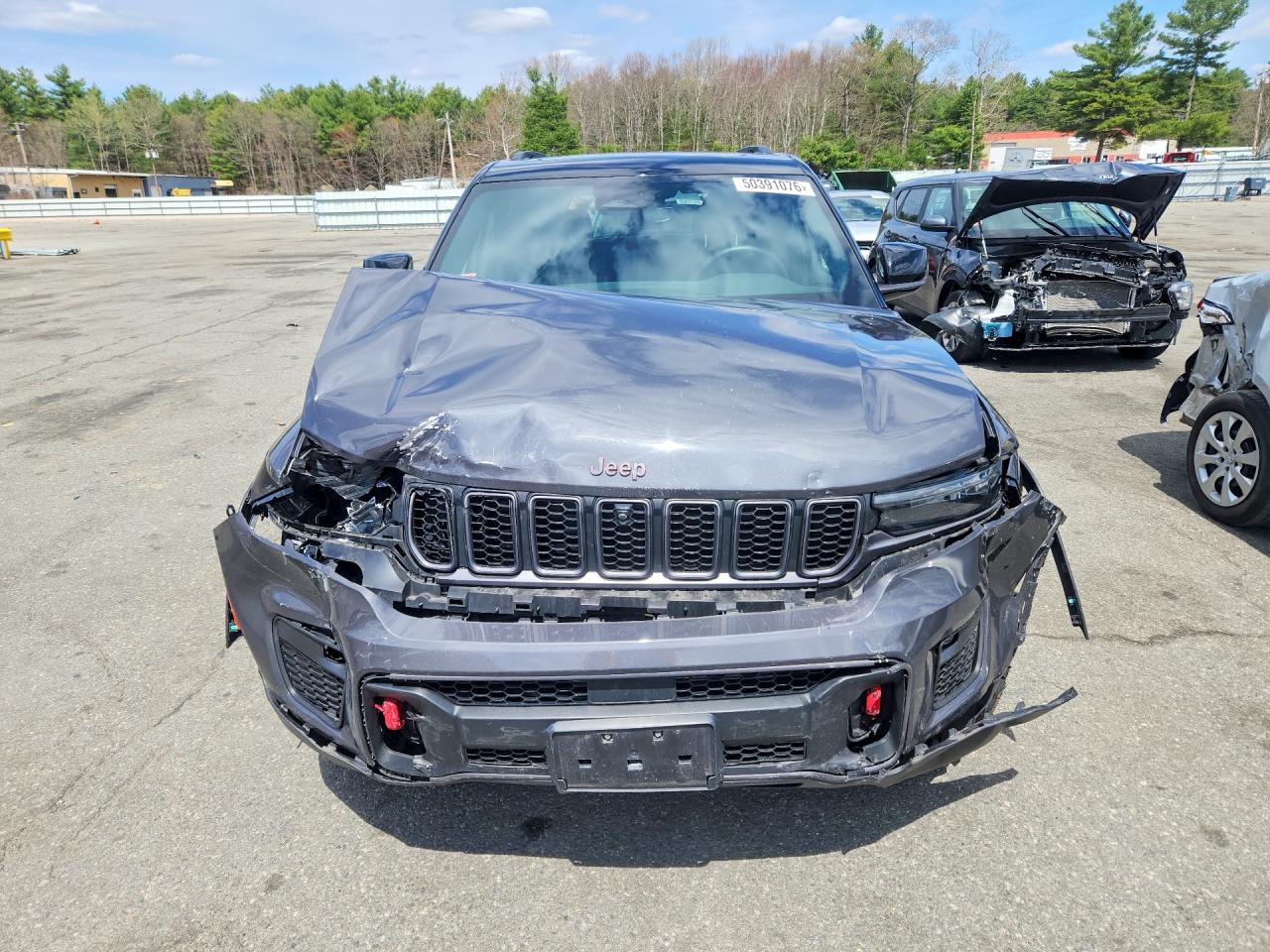 2022 Jeep Grand Cherokee Trailhawk Gray vin: 1C4RJHCG4N8624288