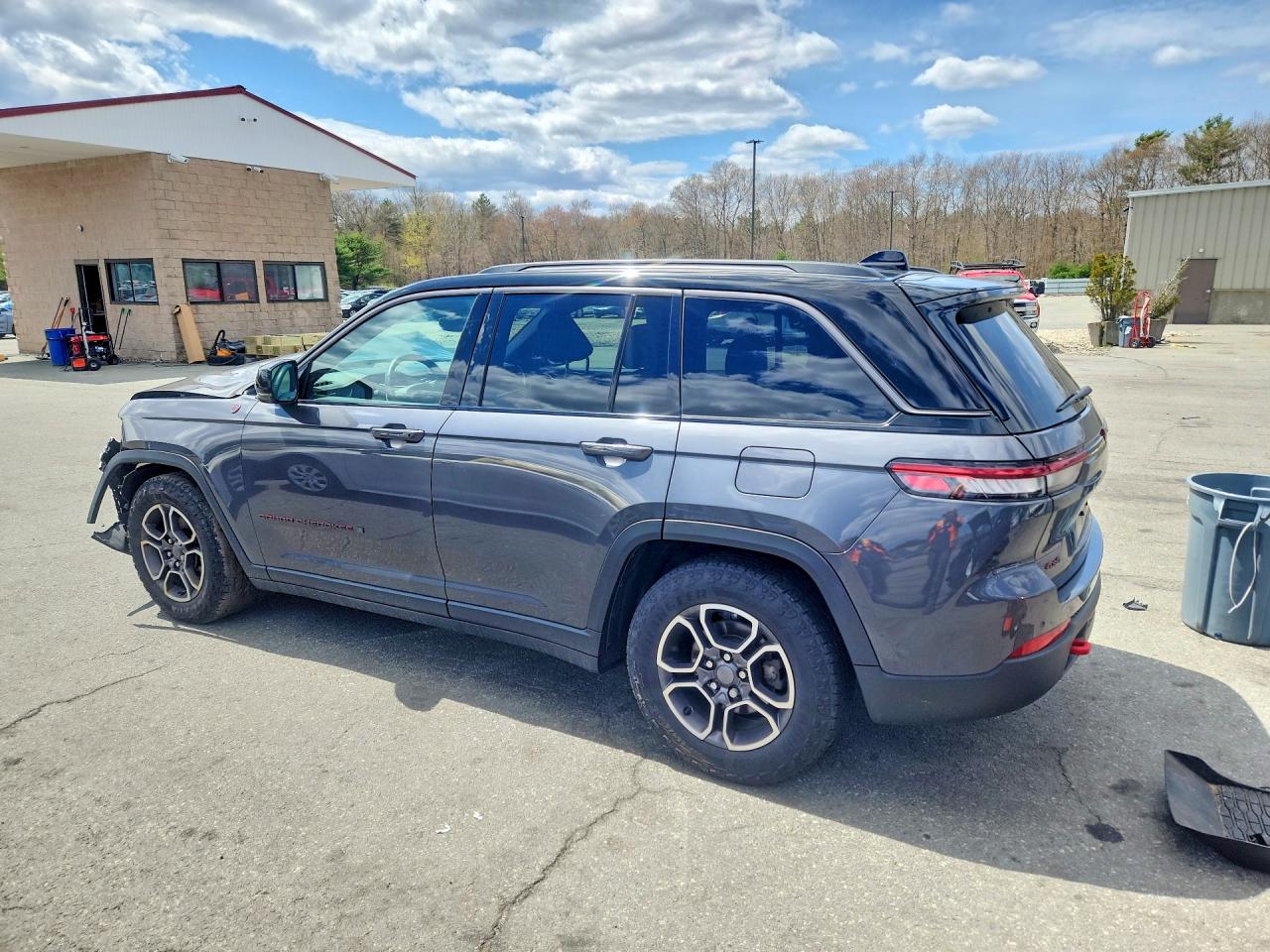 2022 Jeep Grand Cherokee Trailhawk Gray vin: 1C4RJHCG4N8624288