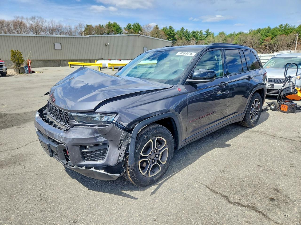 2022 Jeep Grand Cherokee Trailhawk Gray vin: 1C4RJHCG4N8624288