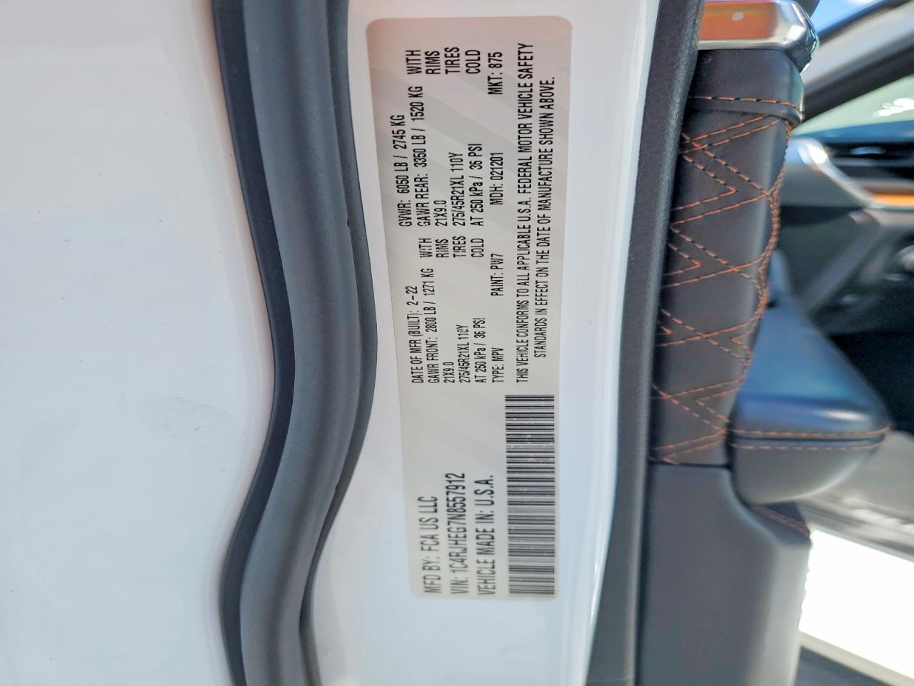 2022 Jeep Grand Cherokee Summit White vin: 1C4RJHEG7N8557912