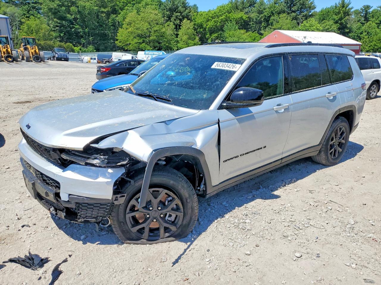 2025 Jeep Grand Cherokee L Laredo Silver vin: 1C4RJKAG0S8754385