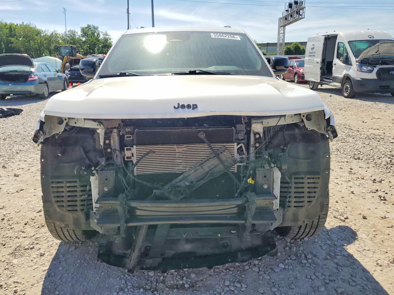 2021 Jeep Grand Cherokee L Laredo White vin: 1C4RJKAG2M8188720