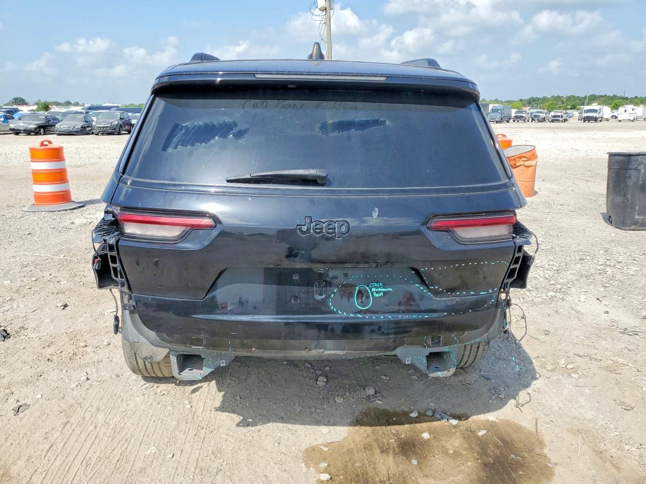 2023 Jeep Grand Cherokee L Laredo Black vin: 1C4RJKAG2P8825741