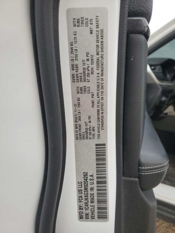 2021 Jeep Grand Cherokee L Laredo Charcoal vin: 1C4RJKAG3M8204262