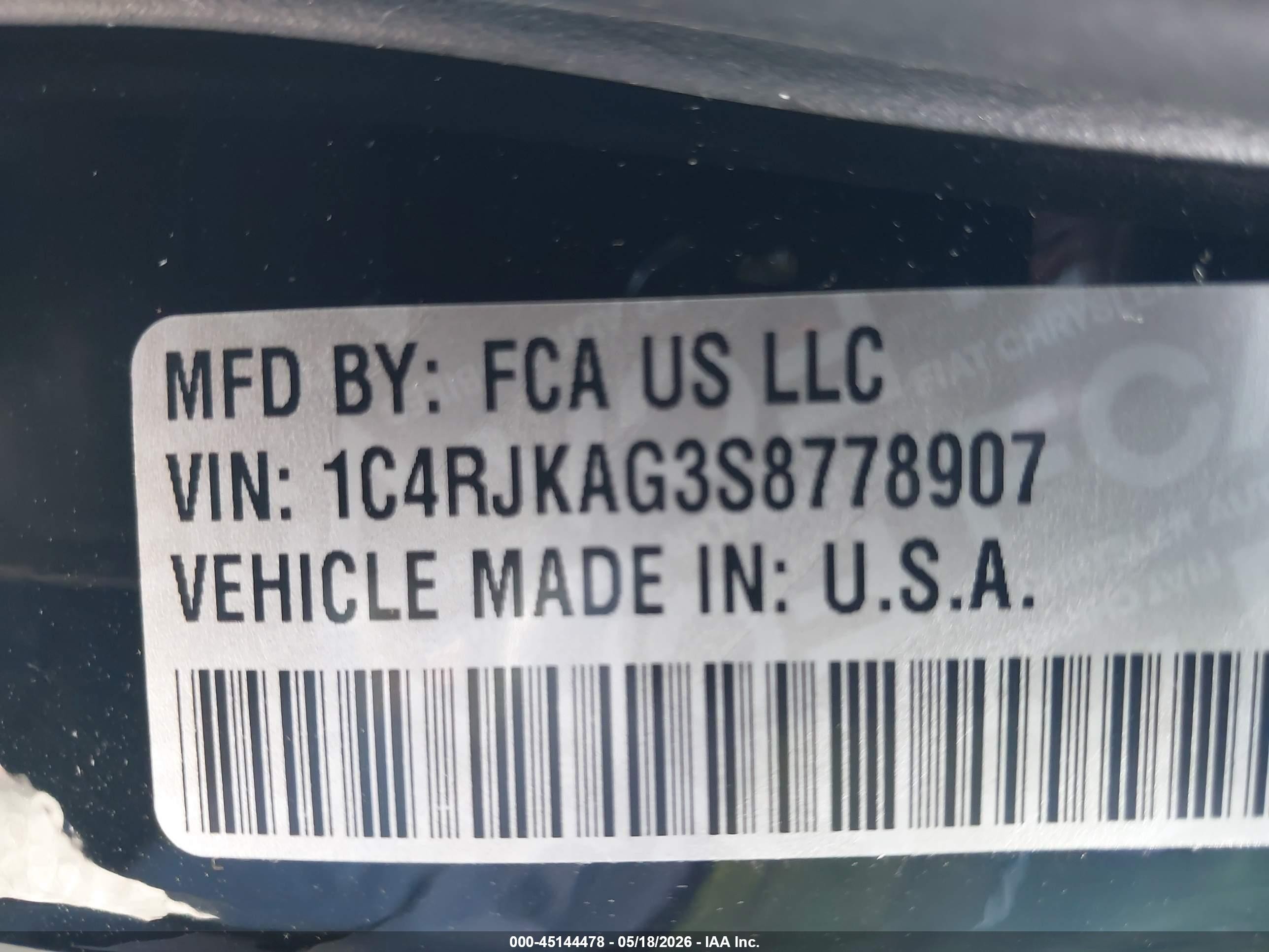 2025 Jeep Grand Cherokee L Altitude X 4x4 Black vin: 1C4RJKAG3S8778907