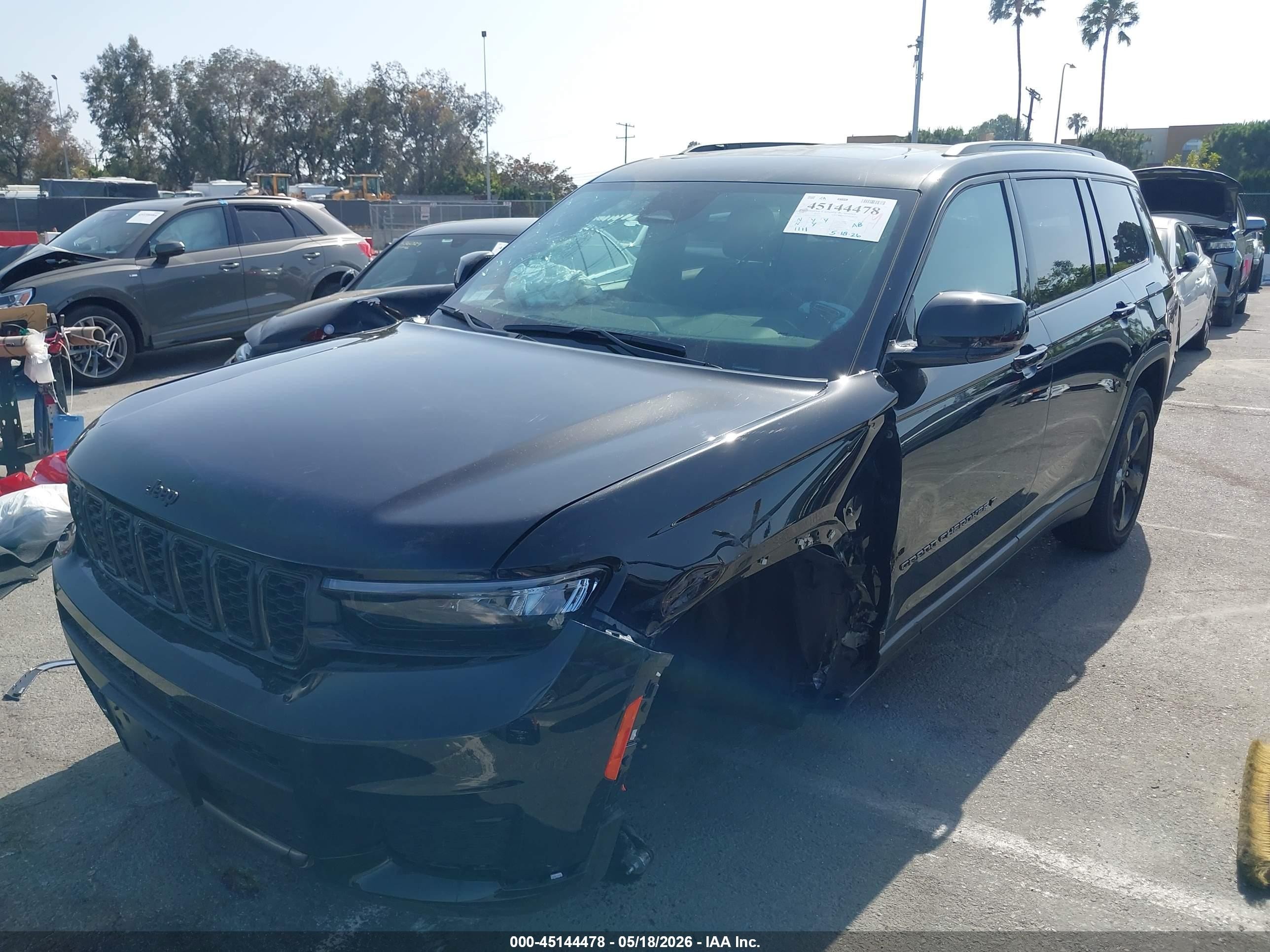 2025 Jeep Grand Cherokee L Altitude X 4x4 Black vin: 1C4RJKAG3S8778907