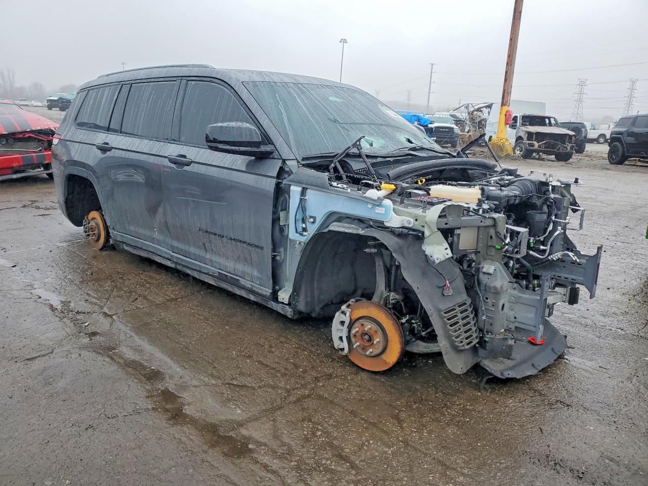 2023 Jeep Grand Cherokee L Laredo Gray vin: 1C4RJKAG6P8813804