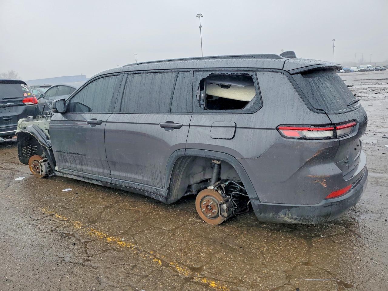 2023 Jeep Grand Cherokee L Laredo Gray vin: 1C4RJKAG6P8813804