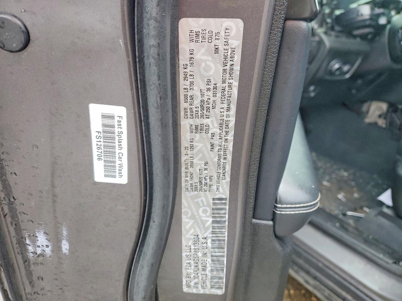 2023 Jeep Grand Cherokee L Laredo Gray vin: 1C4RJKAG6P8813804