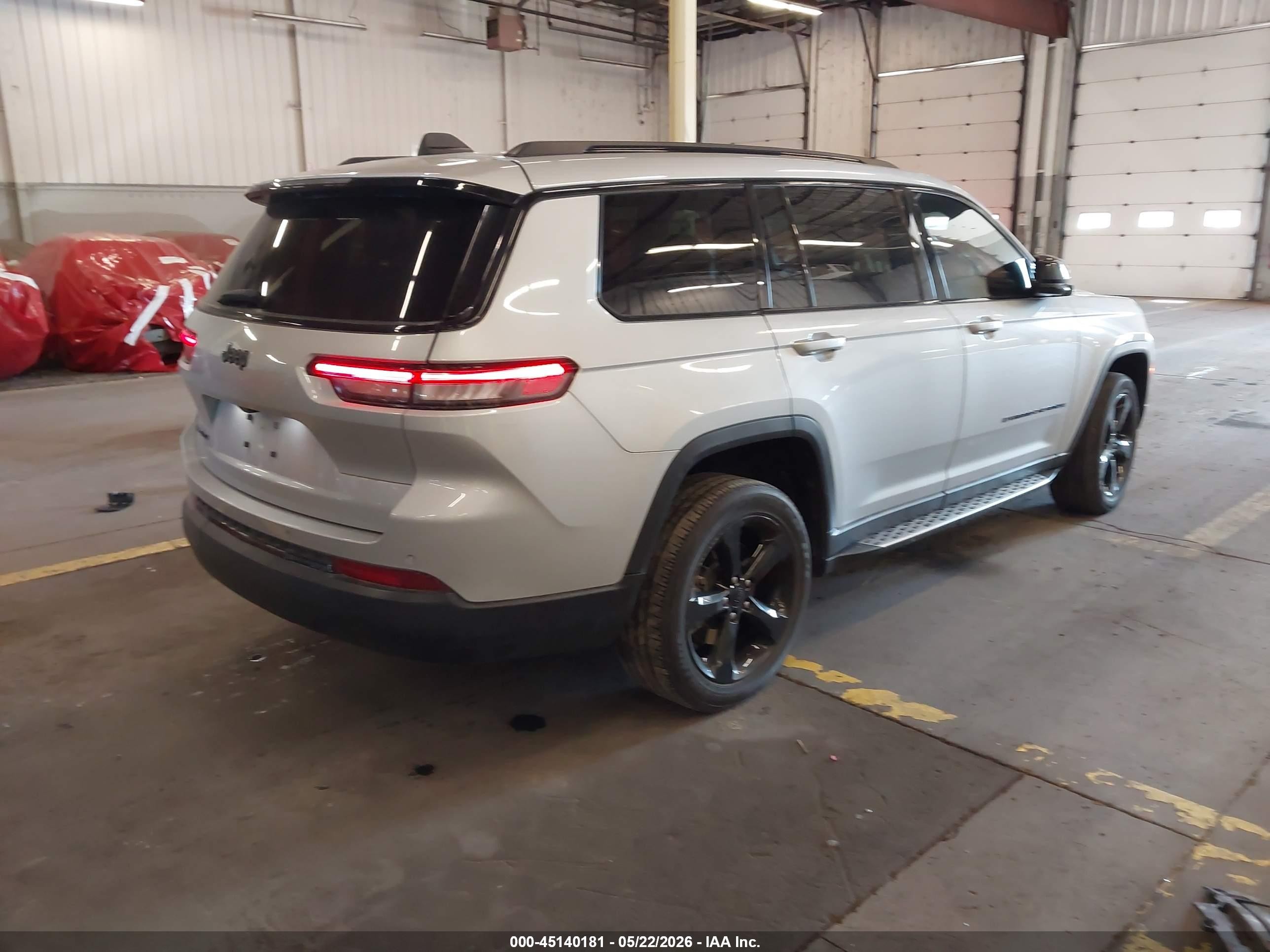 2021 Jeep Grand Cherokee L Altitude 4x4 Silver vin: 1C4RJKAGXM8201259
