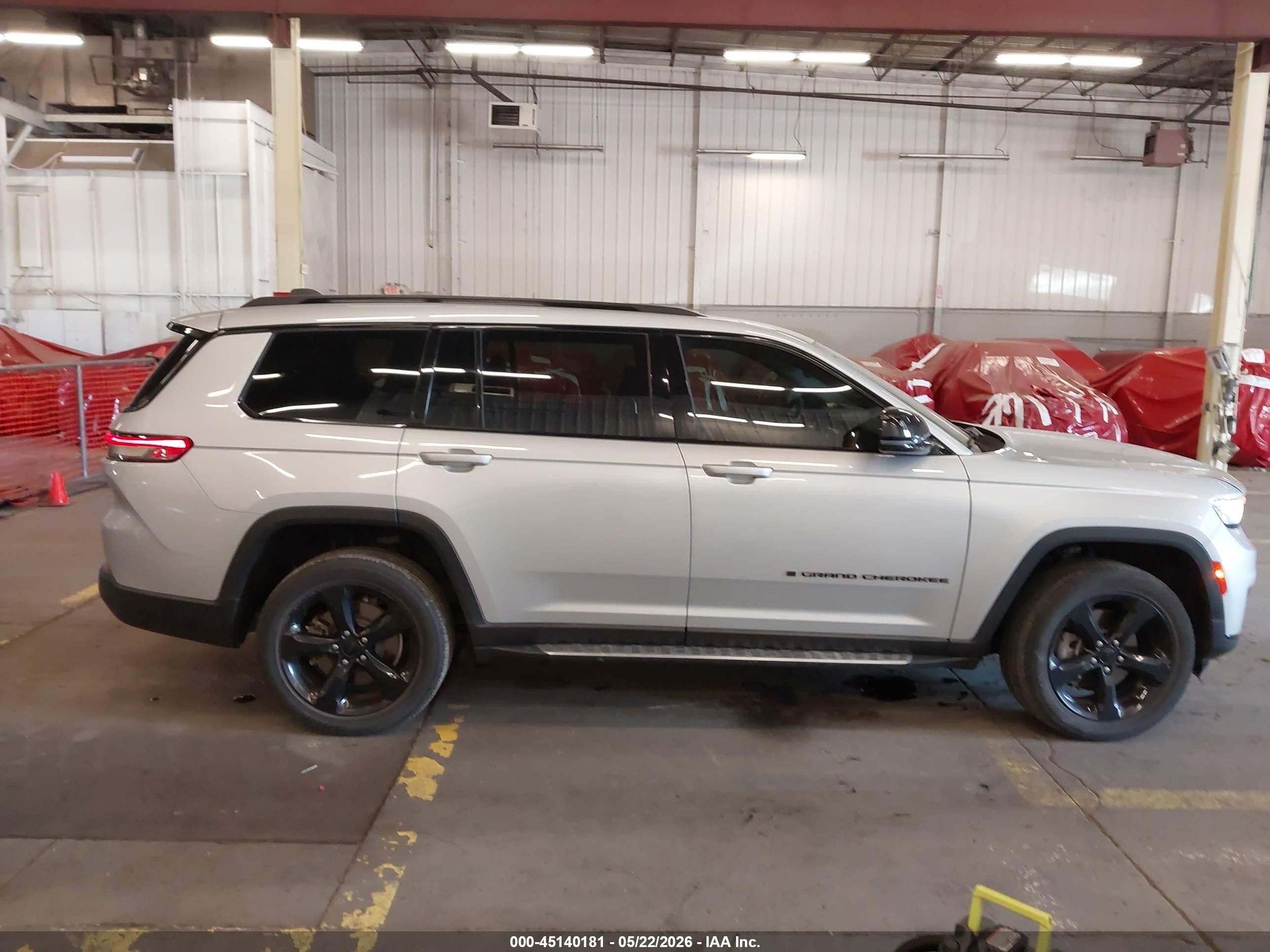 2021 Jeep Grand Cherokee L Altitude 4x4 Silver vin: 1C4RJKAGXM8201259