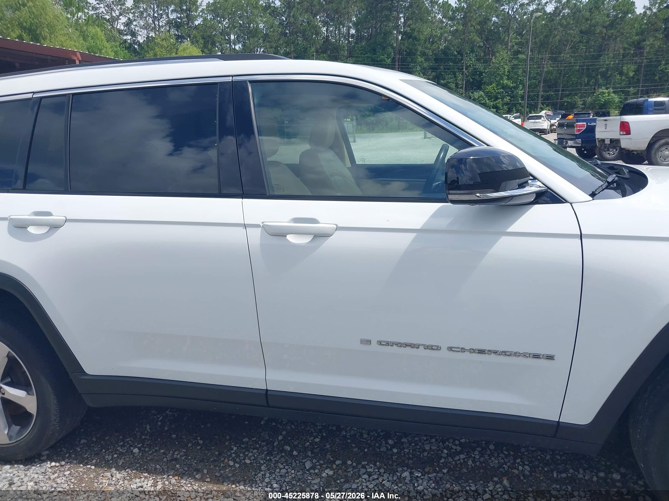2021 Jeep Grand Cherokee L Limited 4x4 White vin: 1C4RJKBG0M8107342