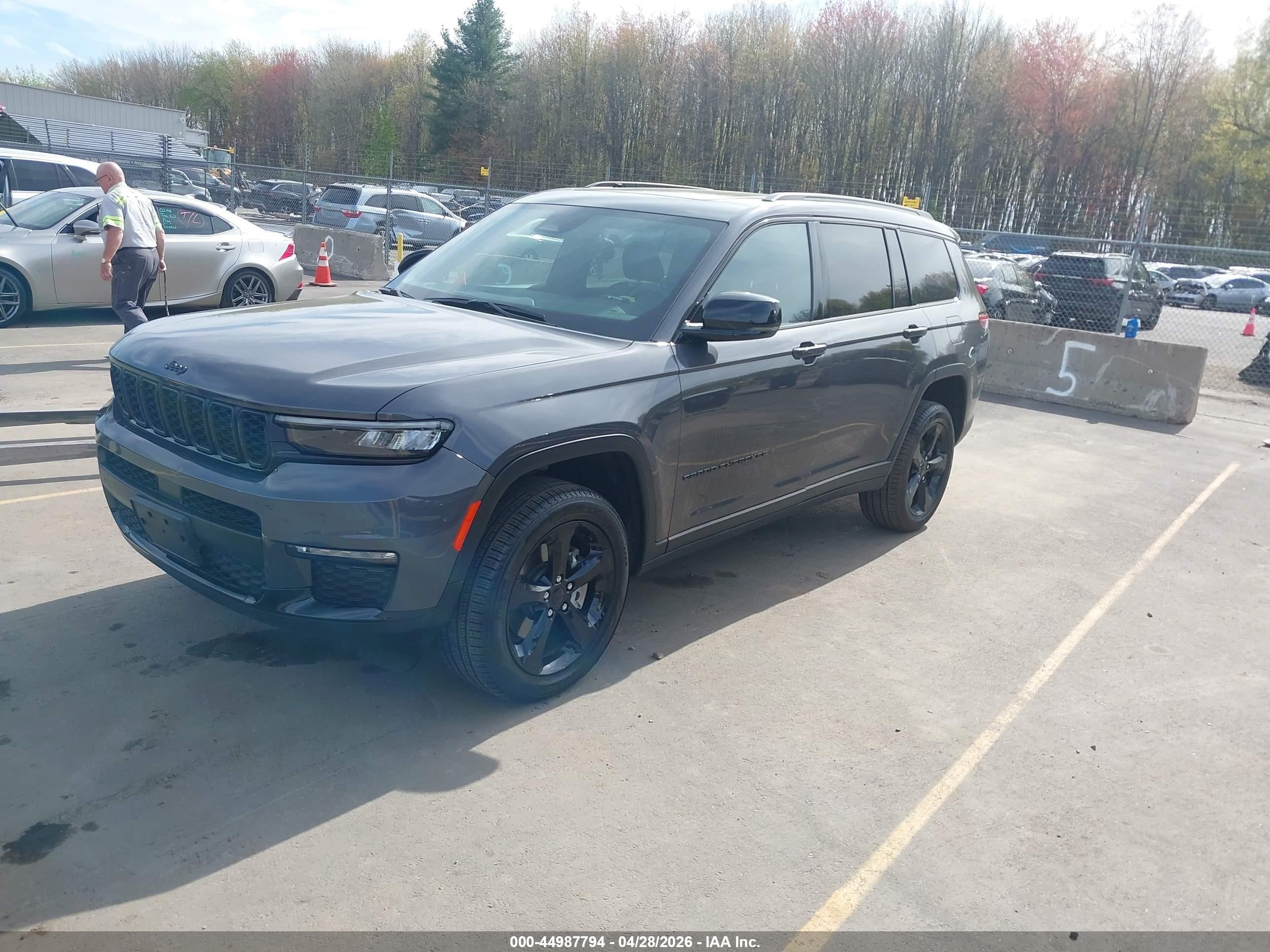 2025 Jeep Grand Cherokee L Limited 4x4 Gray vin: 1C4RJKBG1S8768519