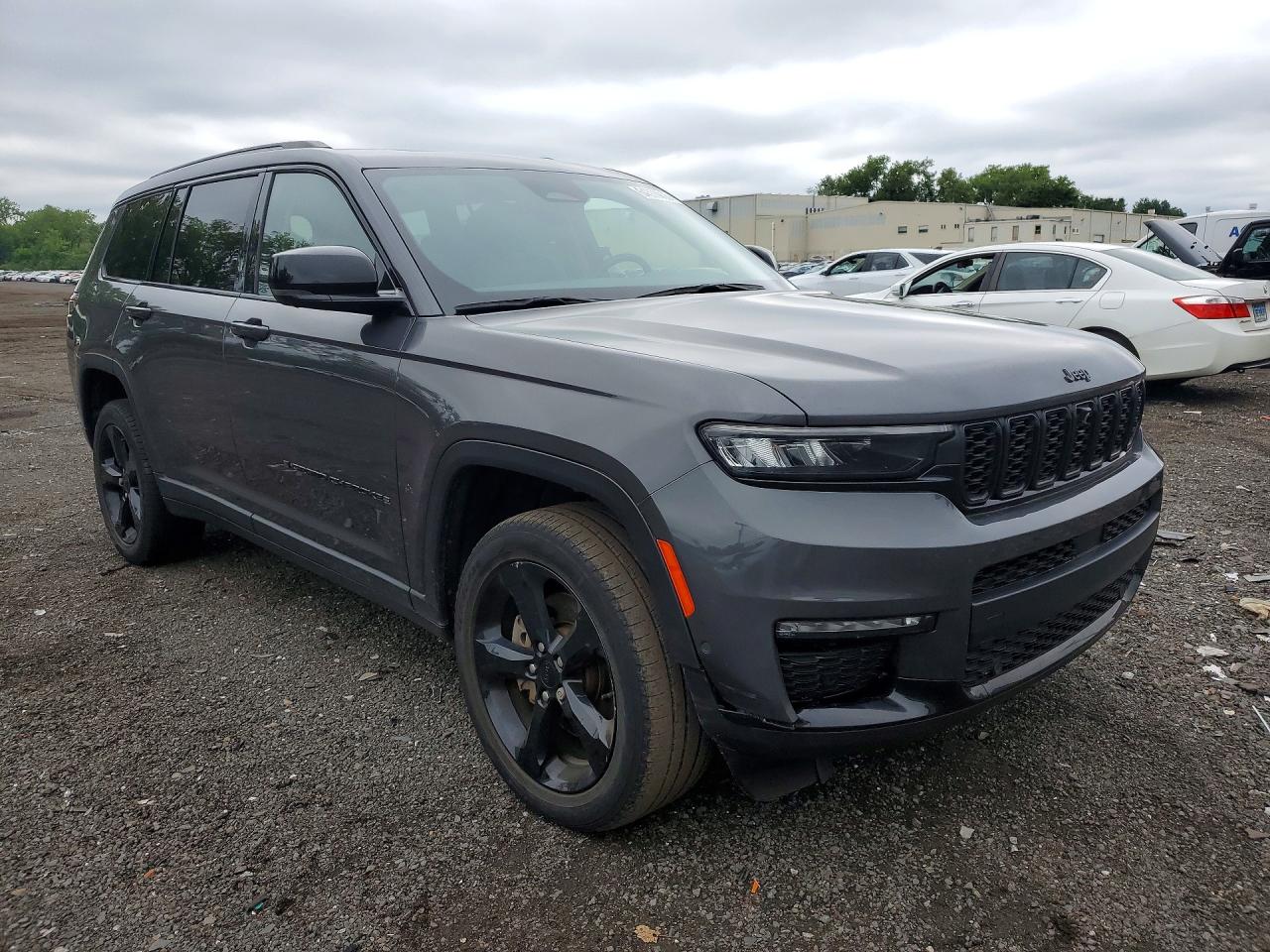 2022 Jeep Grand Cherokee L Limited Серый vin: 1C4RJKBG3N8547248