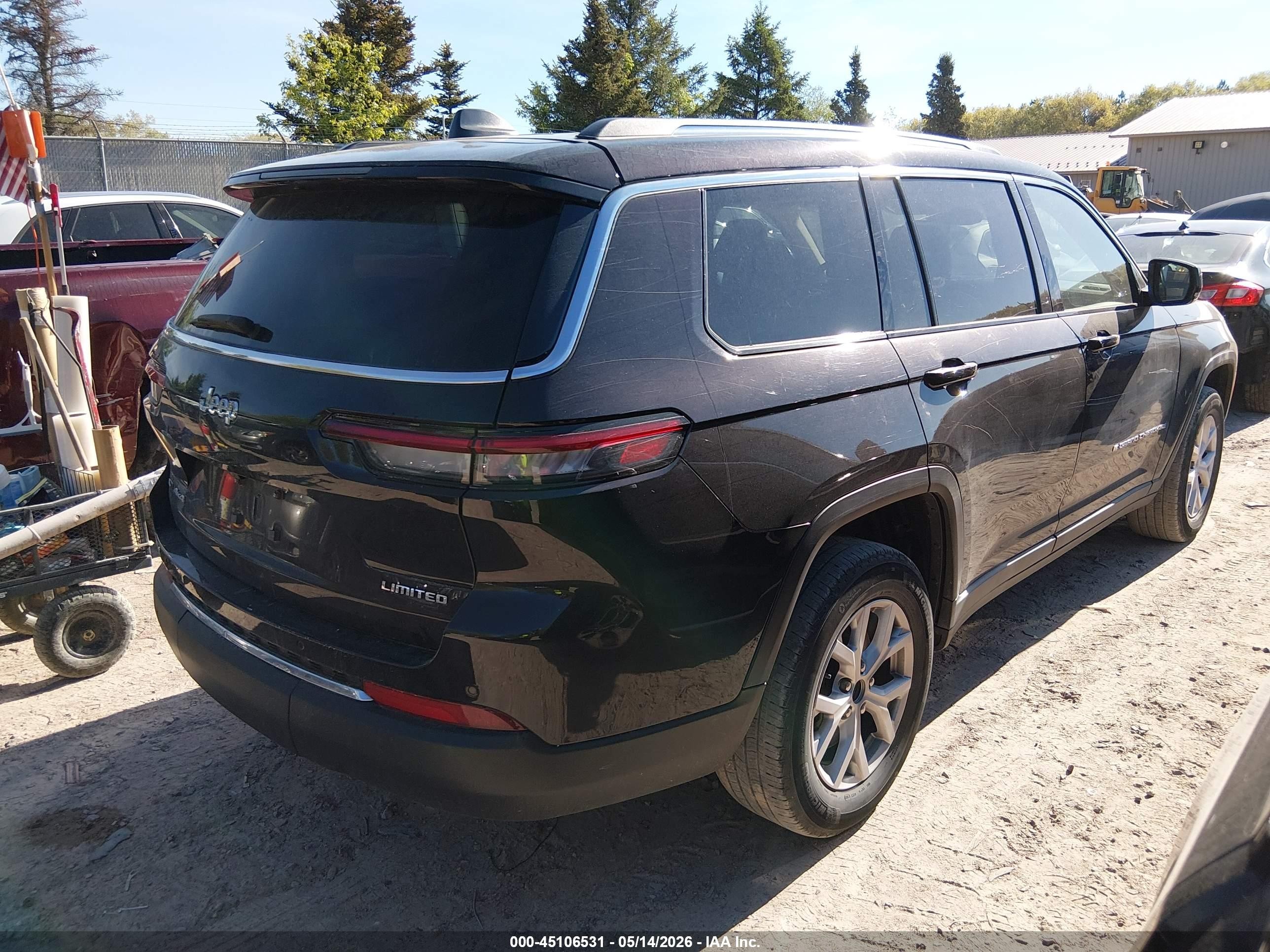2022 Jeep Grand Cherokee L Limited 4x4 Purple vin: 1C4RJKBG3N8549677