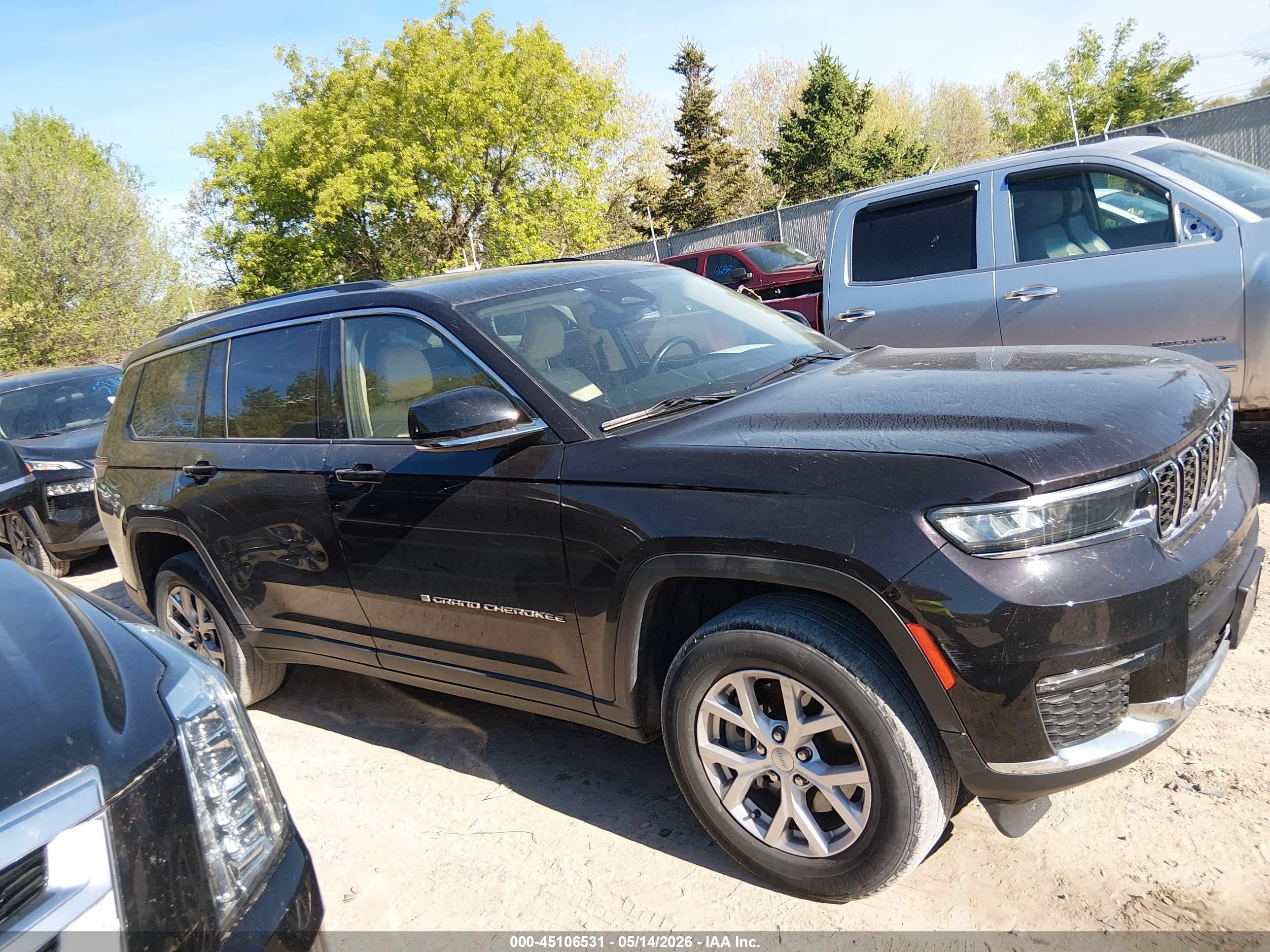 2022 Jeep Grand Cherokee L Limited 4x4 Purple vin: 1C4RJKBG3N8549677