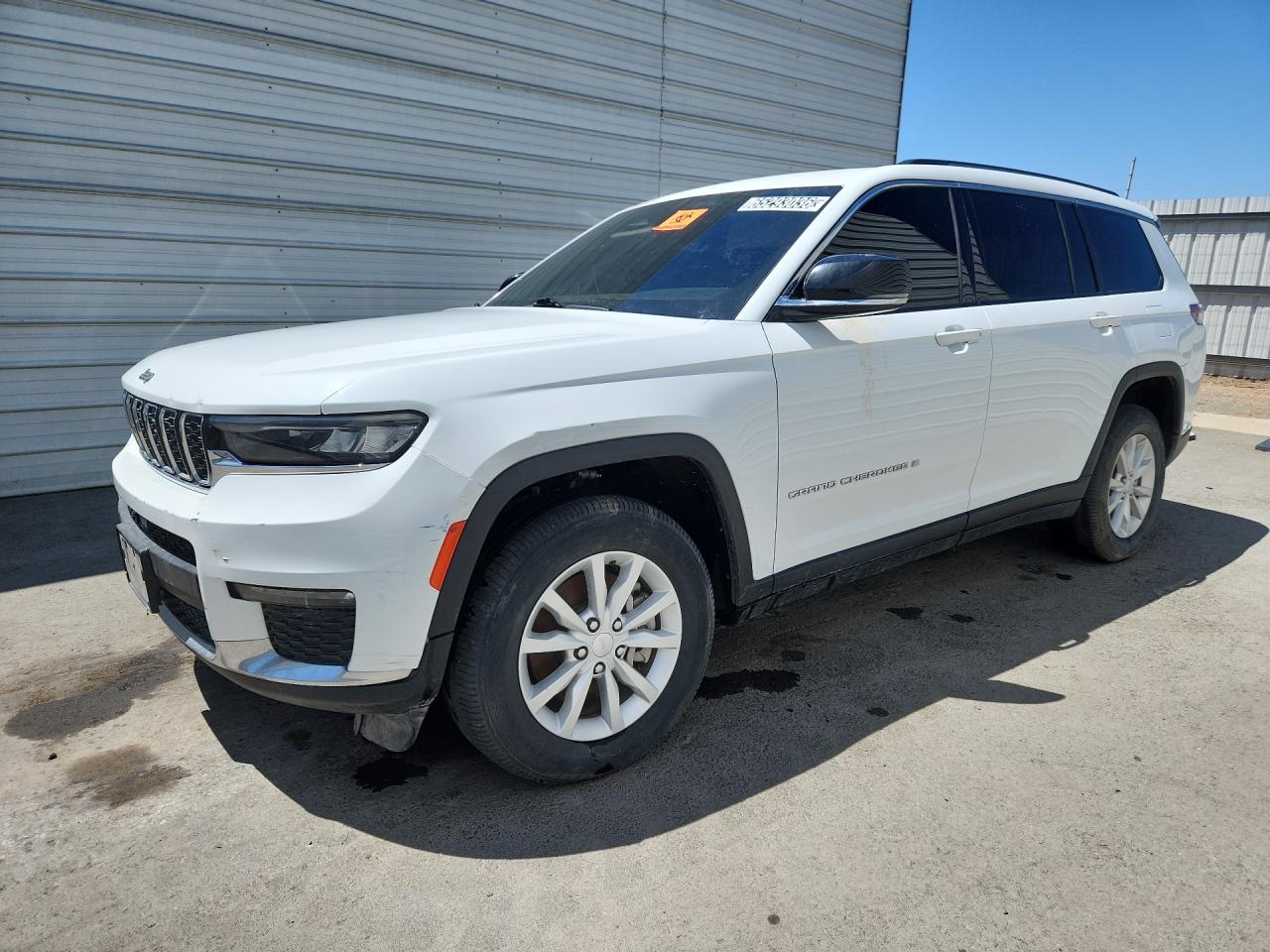 2023 Jeep Grand Cherokee L Limited Белый vin: 1C4RJKBG4P8806557 Damage: Left Front Fender, Dent(S) W/ Paint Dmg, 5 To 6 Inches