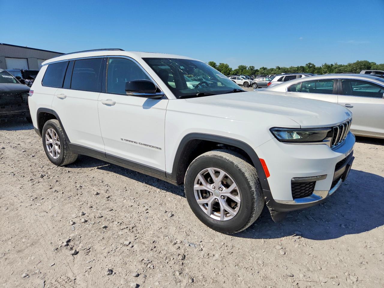 2022 Jeep Grand Cherokee L Limited White vin: 1C4RJKBG5N8555383