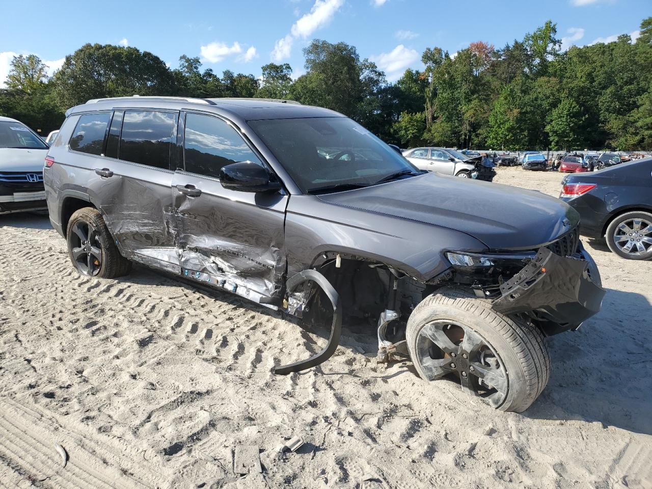 2025 Jeep Grand Cherokee L Limited Серый vin: 1C4RJKBG6S8671008