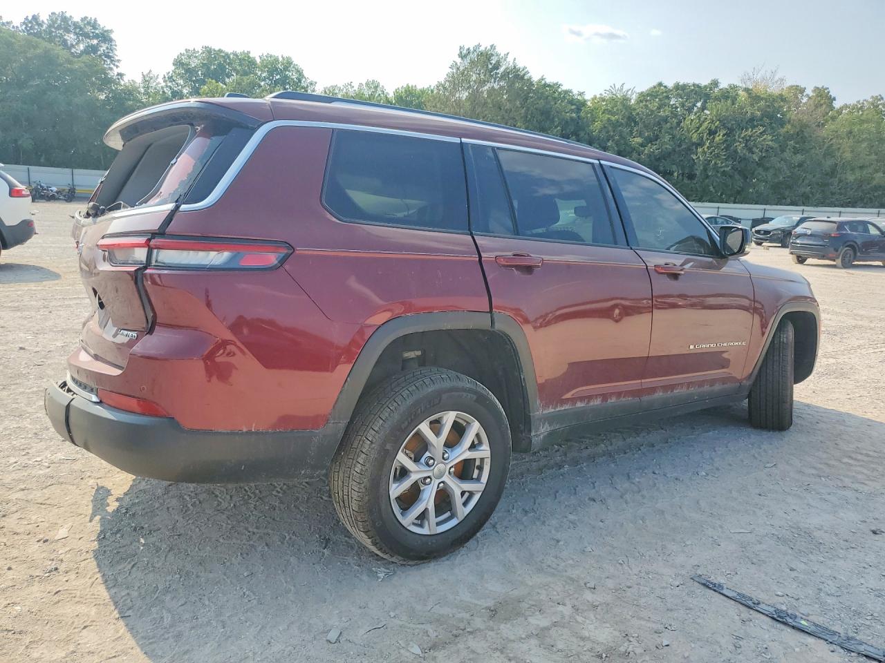 2021 Jeep Grand Cherokee L Limited Maroon vin: 1C4RJKBG7M8108374