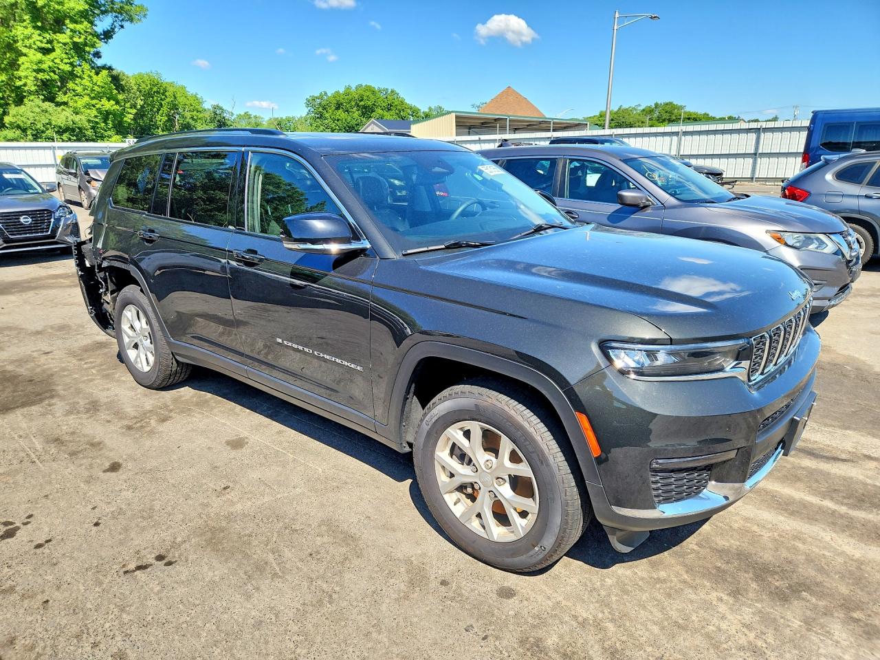 2023 Jeep Grand Cherokee L Limited Черный vin: 1C4RJKBG8P8782649