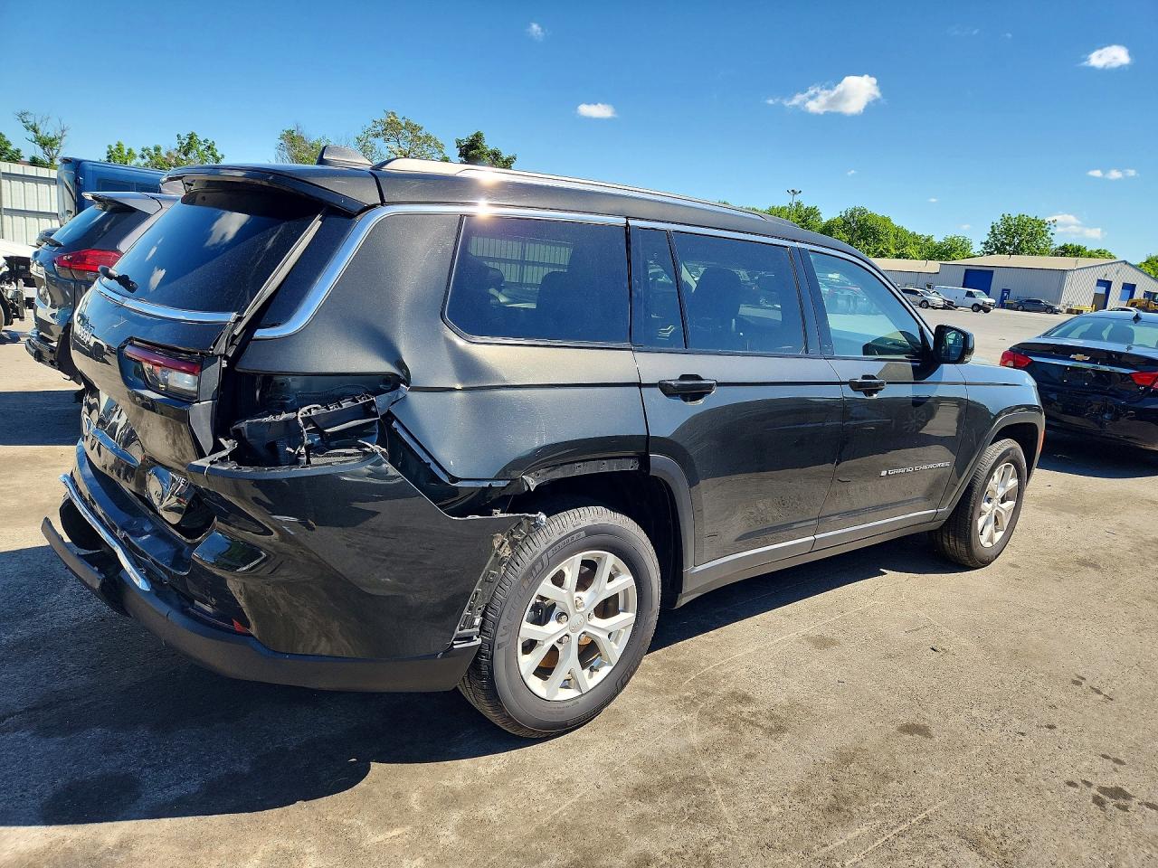 2023 Jeep Grand Cherokee L Limited Черный vin: 1C4RJKBG8P8782649