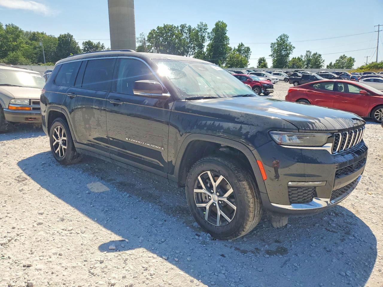 2023 Jeep Grand Cherokee L Limited Серый vin: 1C4RJKBG8P8852876
