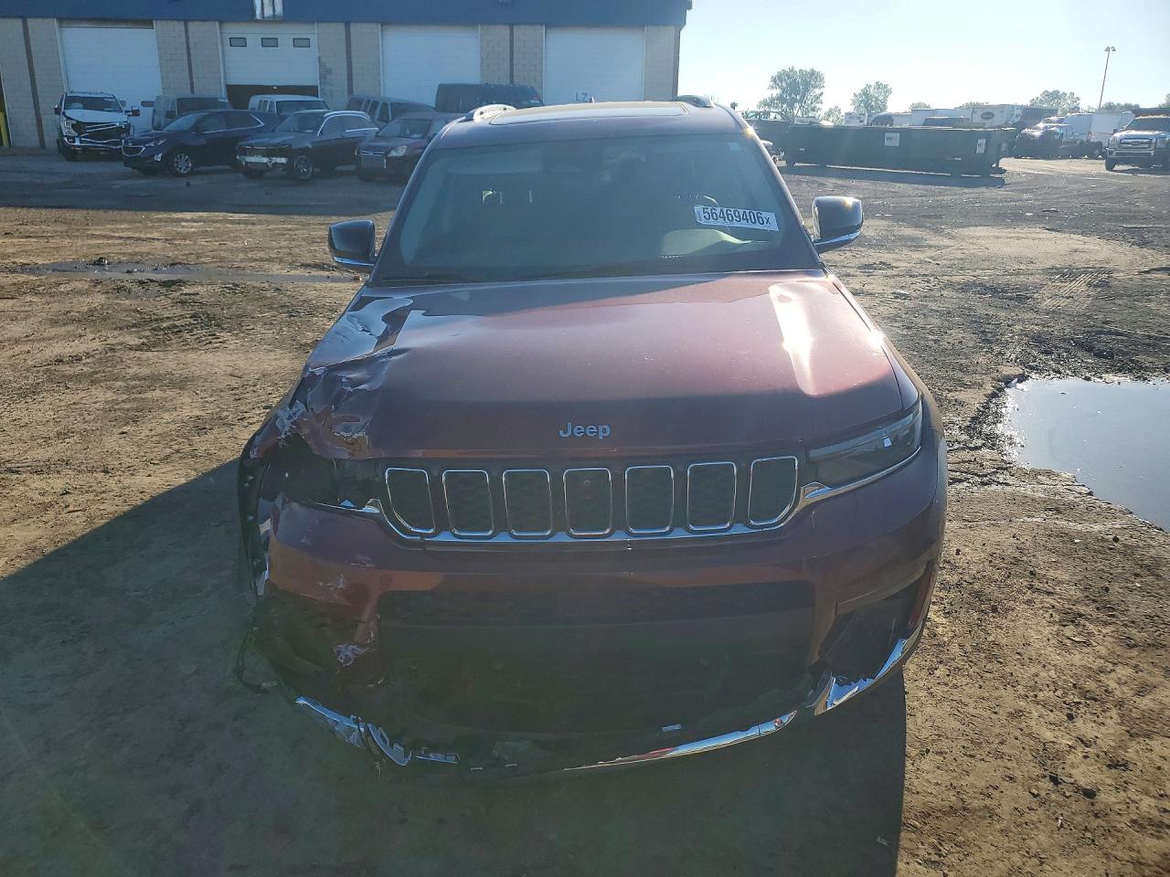 2021 Jeep Grand Cherokee L Limited Burgundy vin: 1C4RJKBG9M8132093