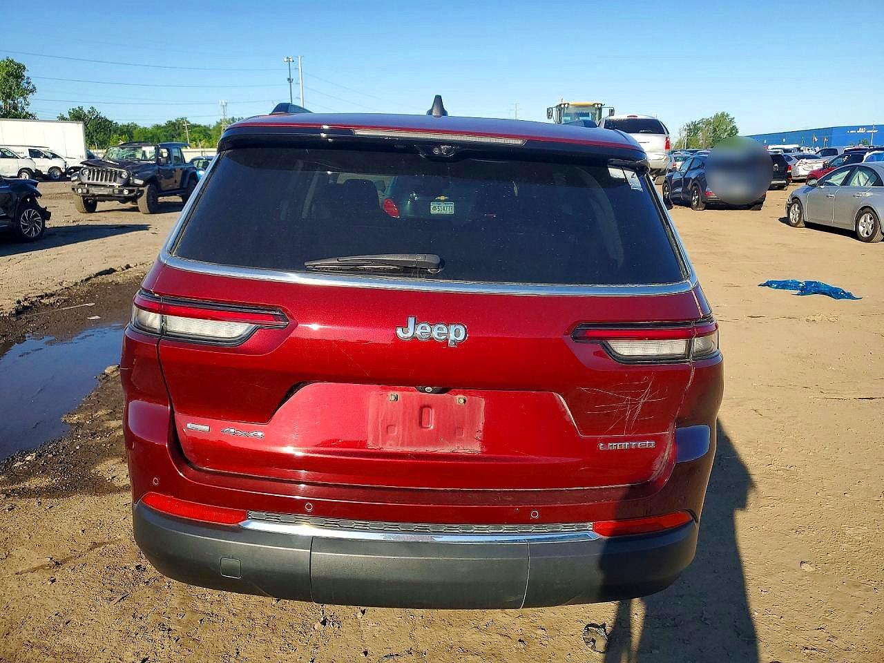 2021 Jeep Grand Cherokee L Limited Burgundy vin: 1C4RJKBG9M8132093
