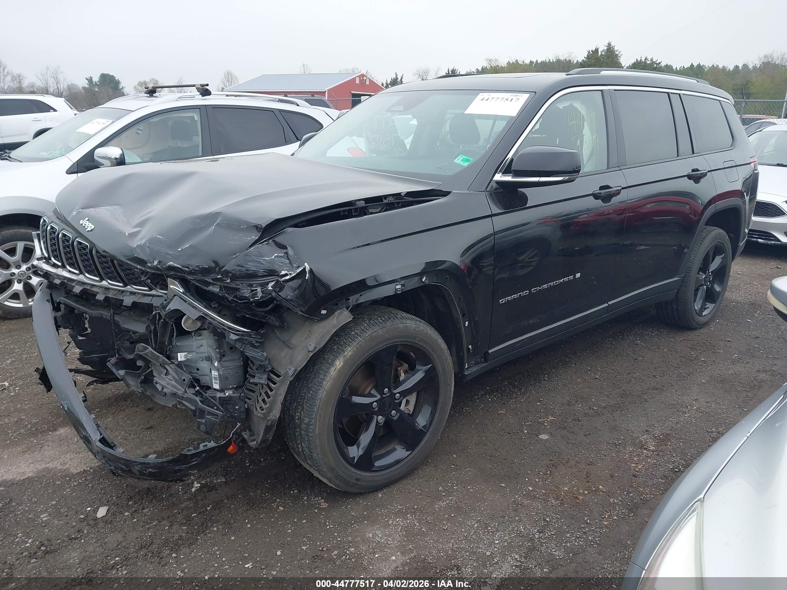 2022 Jeep Grand Cherokee L Limited 4x4 Черный vin: 1C4RJKBG9N8505487