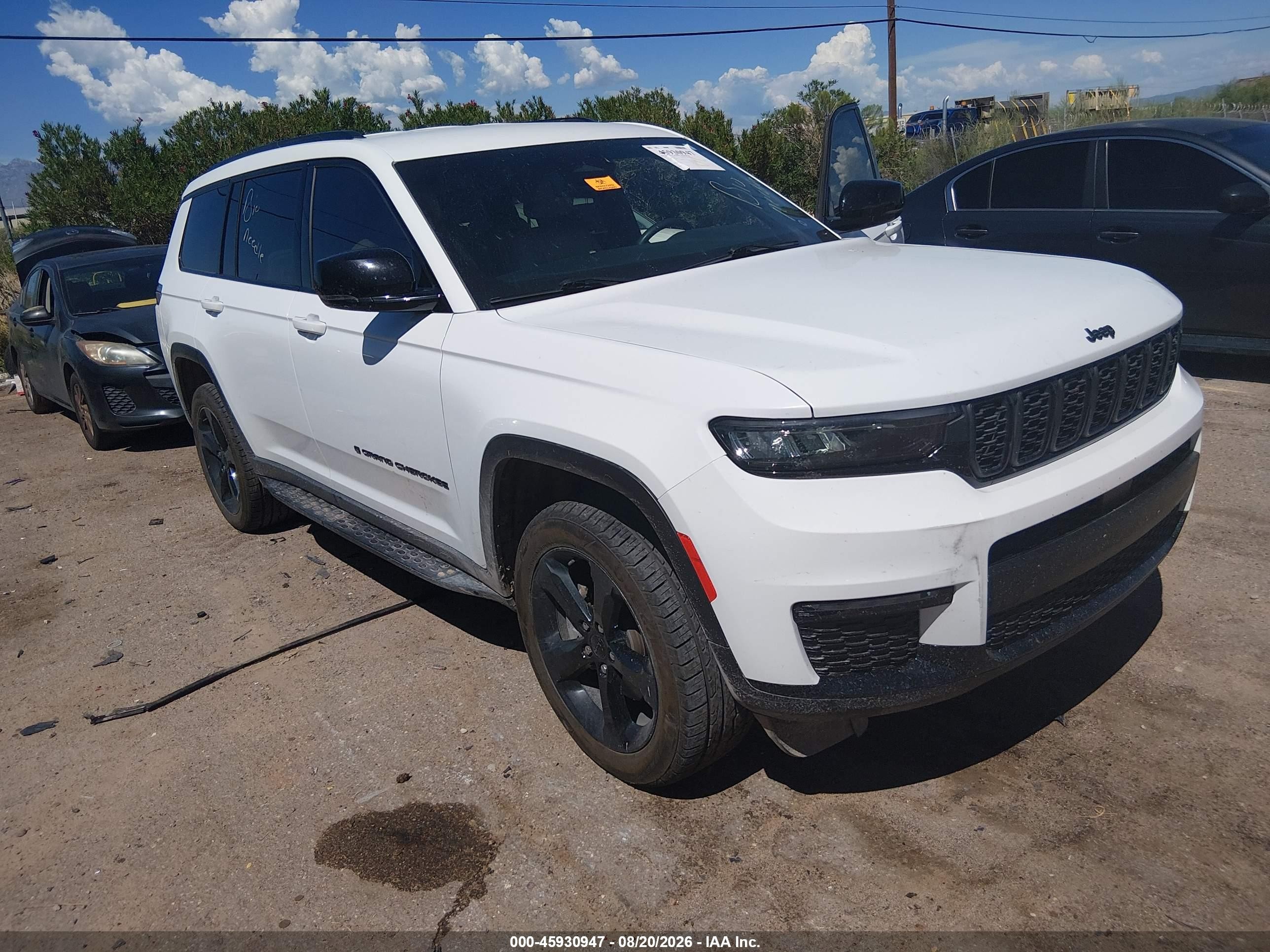 2023 Jeep Grand Cherokee L Limited 4x4 White vin: 1C4RJKBG9P8733377