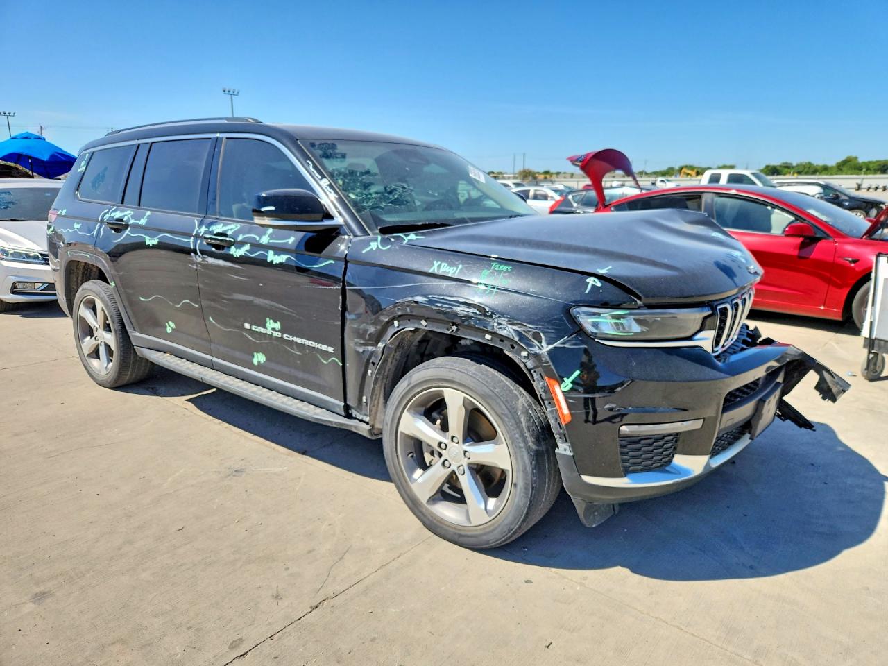 2021 Jeep Grand Cherokee L Limited Black vin: 1C4RJKBGXM8210784