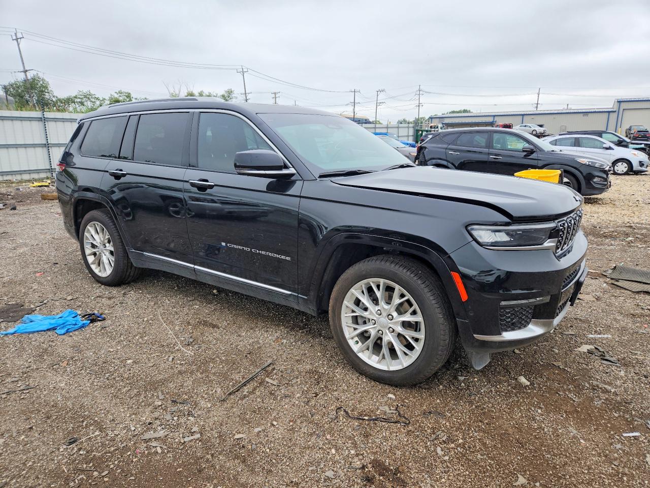 2021 Jeep Grand Cherokee L Summit Черный vin: 1C4RJKEG2M8107998