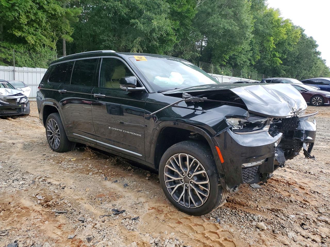 2021 Jeep Grand Cherokee L Summit Черный vin: 1C4RJKEG7M8111433