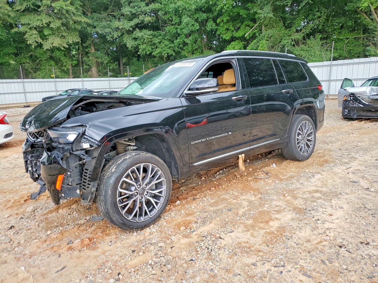 2021 Jeep Grand Cherokee L Summit Черный vin: 1C4RJKEG7M8111433