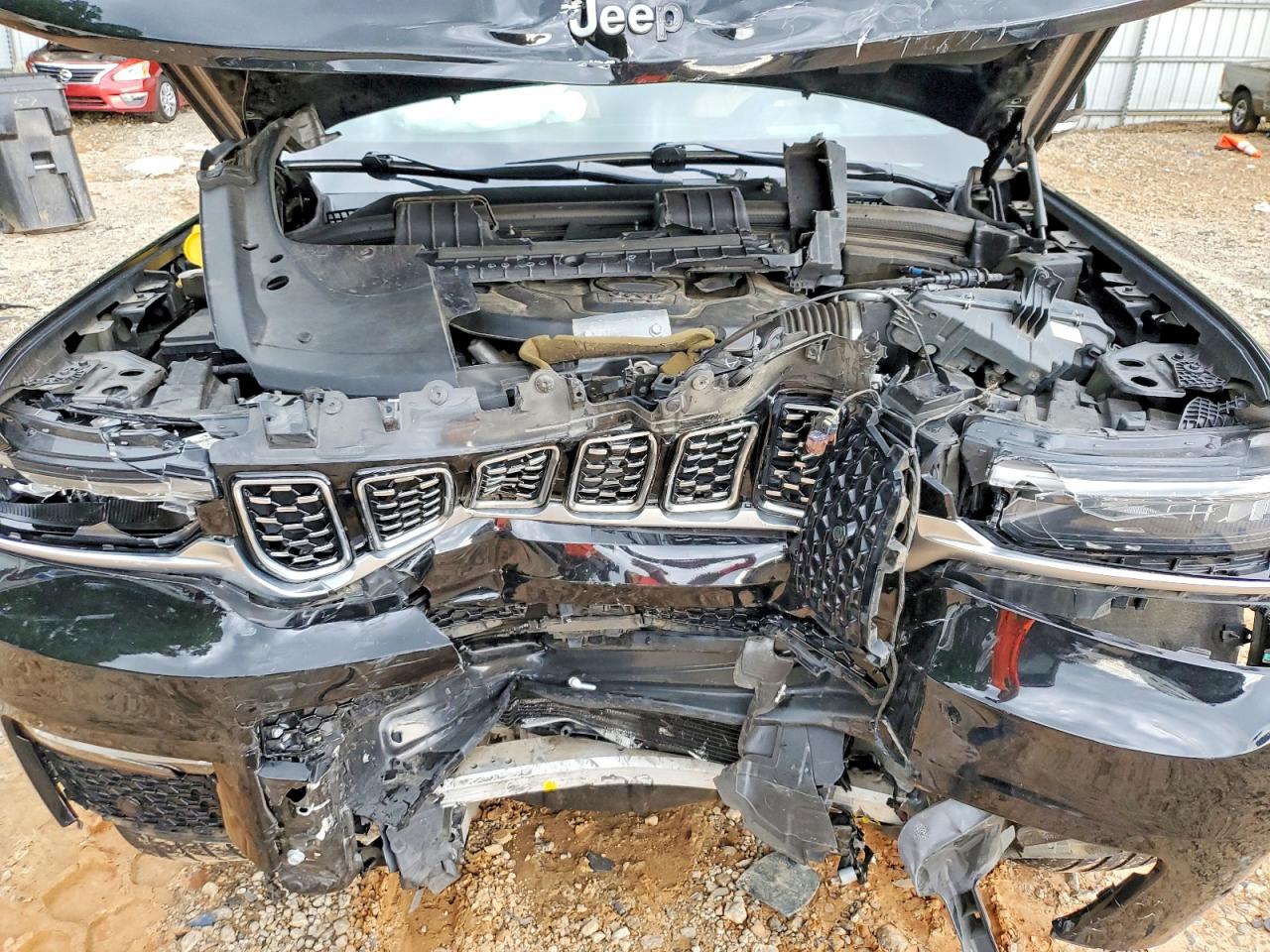 2021 Jeep Grand Cherokee L Summit Черный vin: 1C4RJKEG7M8111433