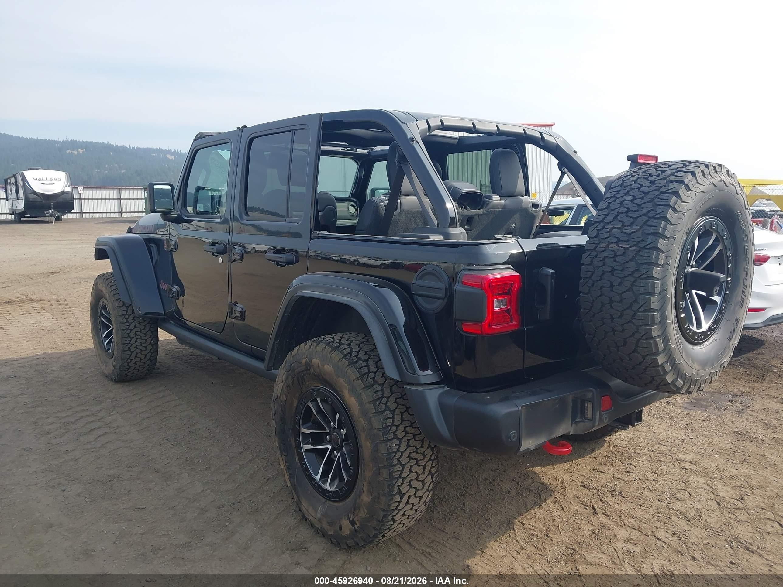 2026 Jeep Wrangler Recon 4x4 Черный vin: 1C4RJXFG8TW287137