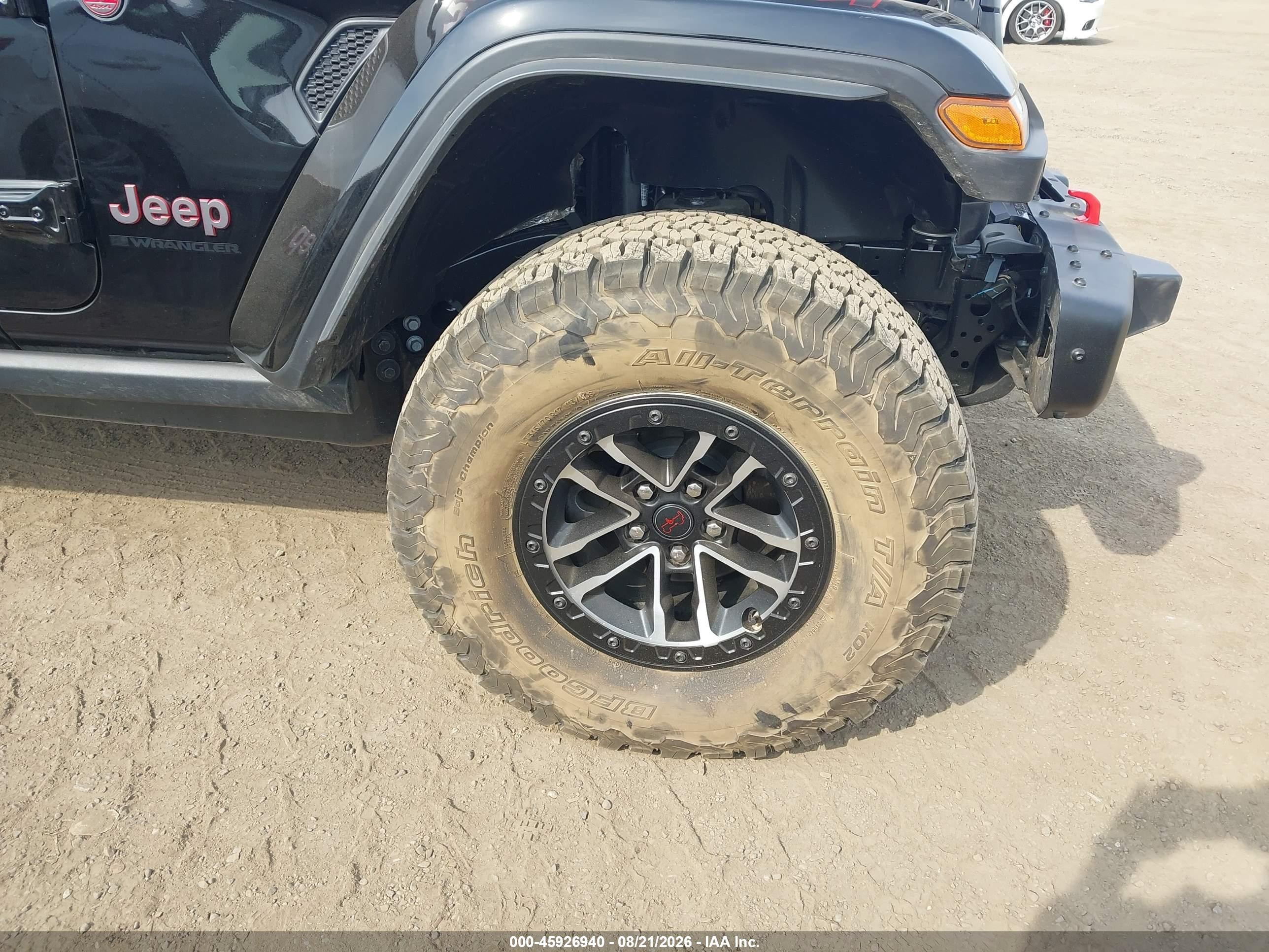 2026 Jeep Wrangler Recon 4x4 Черный vin: 1C4RJXFG8TW287137