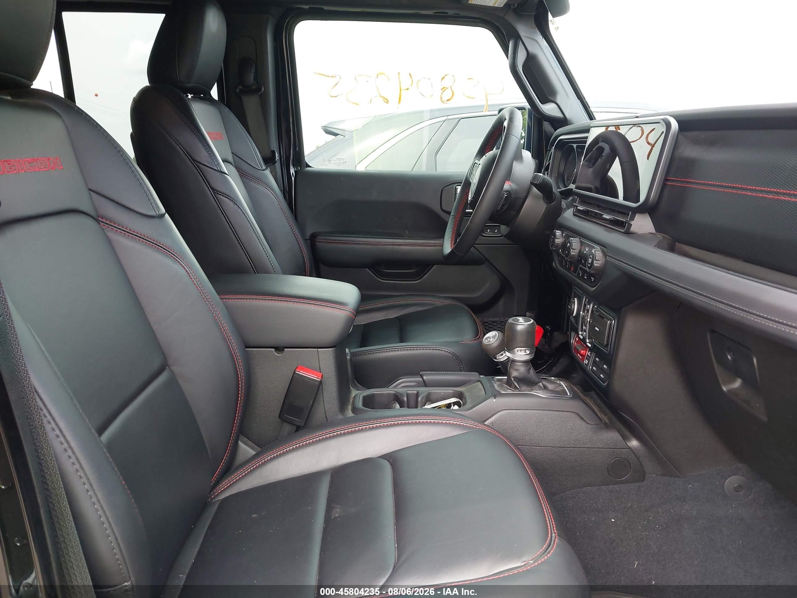 2024 Jeep Wrangler 4-door Recon 4x4 Черный vin: 1C4RJXFG9RW239977