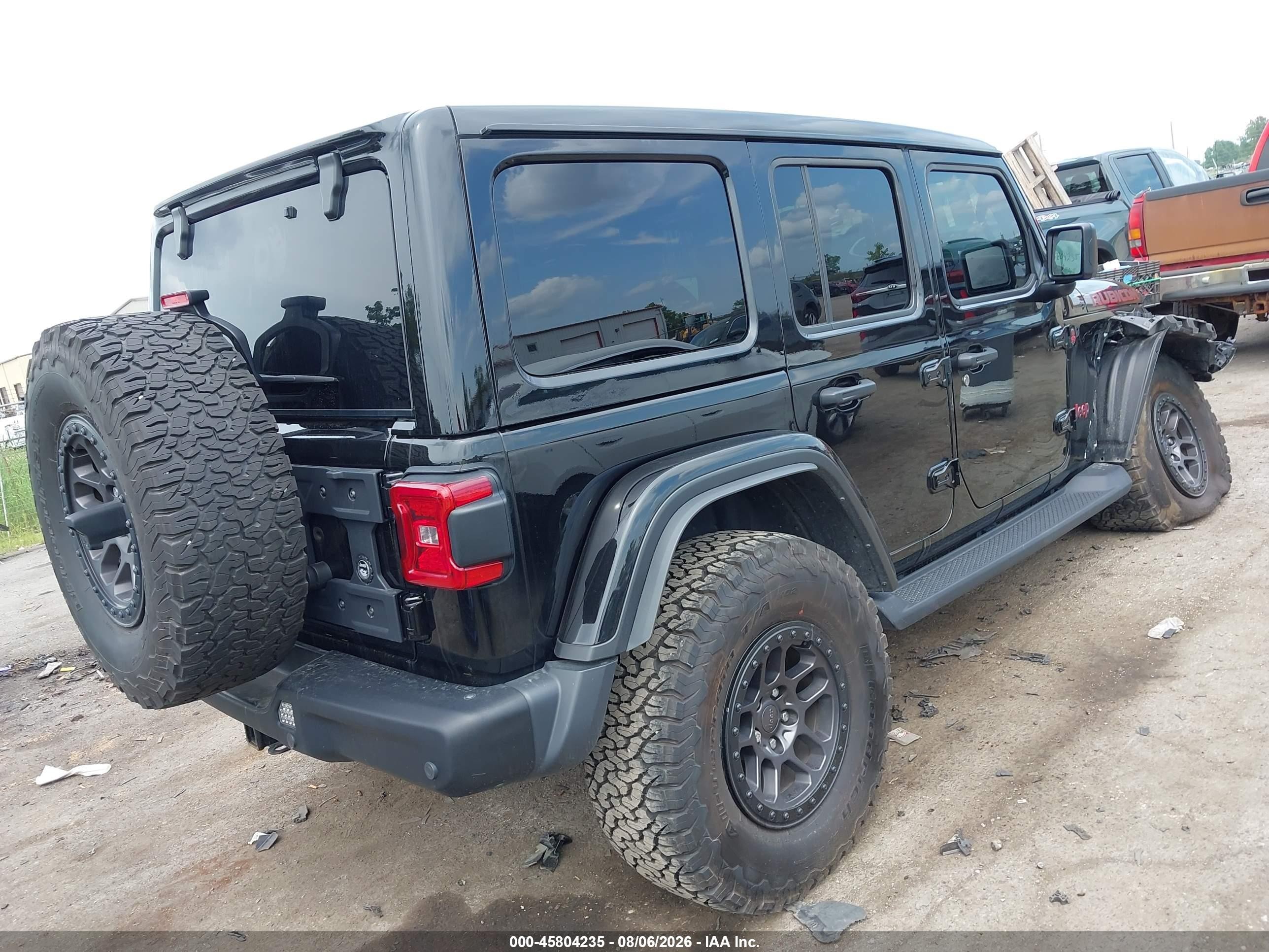 2024 Jeep Wrangler 4-door Recon 4x4 Черный vin: 1C4RJXFG9RW239977