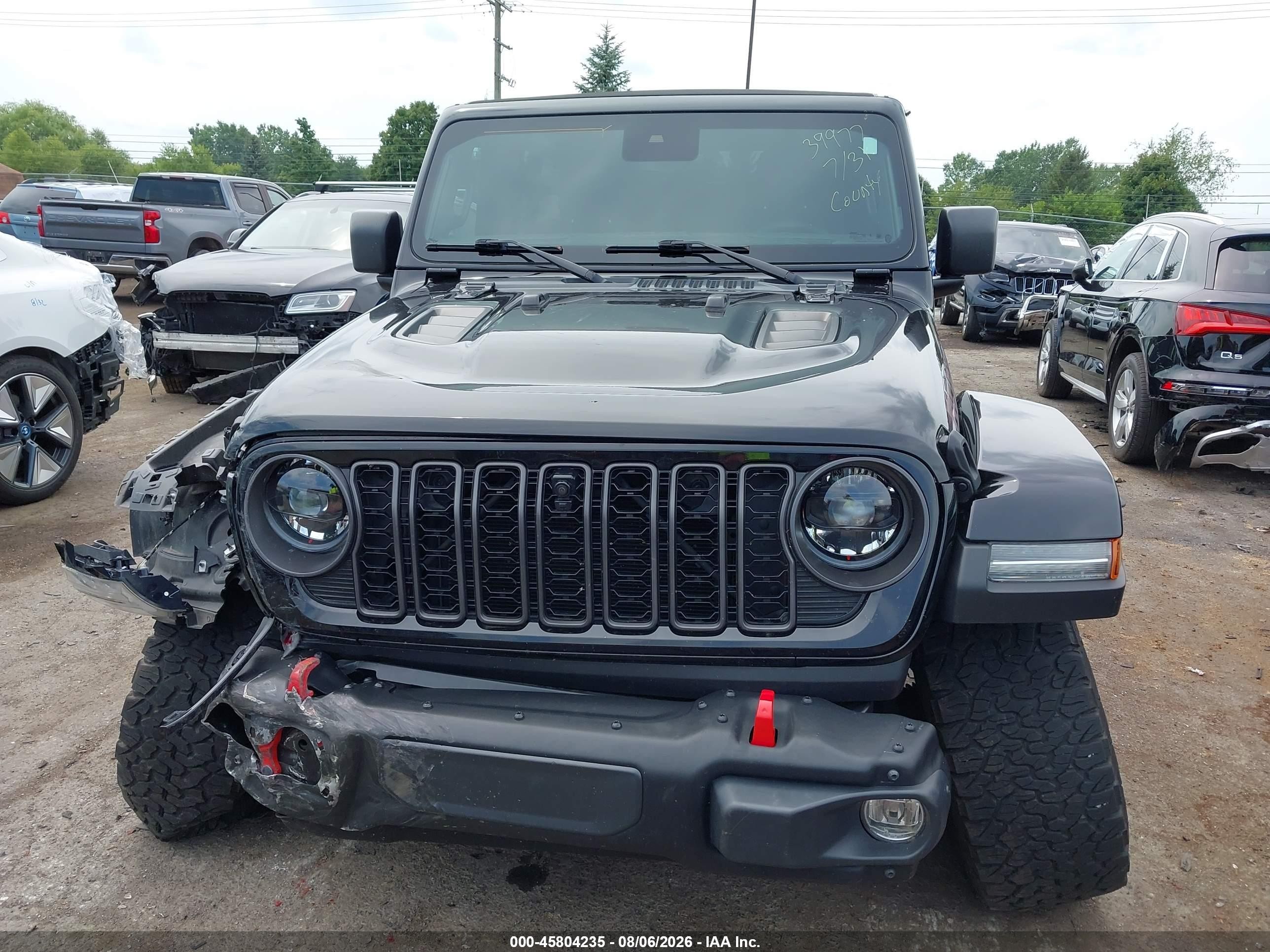 2024 Jeep Wrangler 4-door Recon 4x4 Черный vin: 1C4RJXFG9RW239977