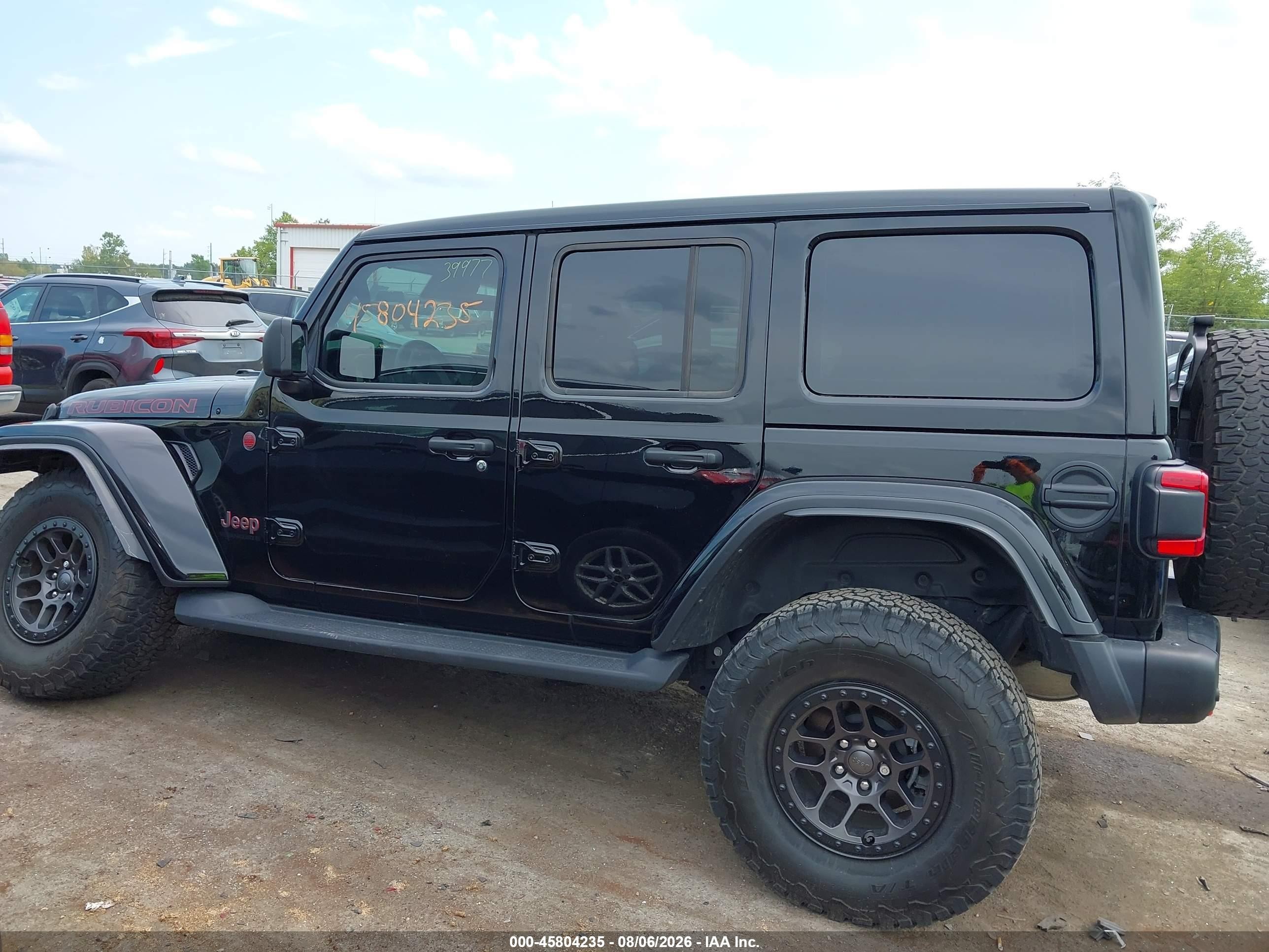 2024 Jeep Wrangler 4-door Recon 4x4 Черный vin: 1C4RJXFG9RW239977