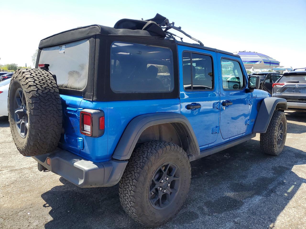 2024 Jeep Wrangler 4xe Синий vin: 1C4RJXN60RW194775