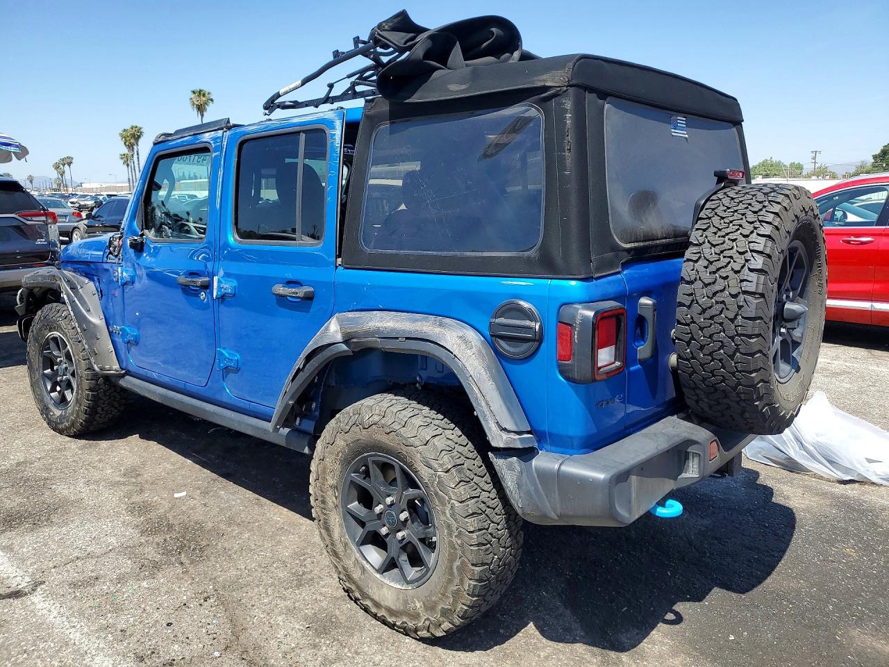 2024 Jeep Wrangler 4xe Синий vin: 1C4RJXN60RW194775