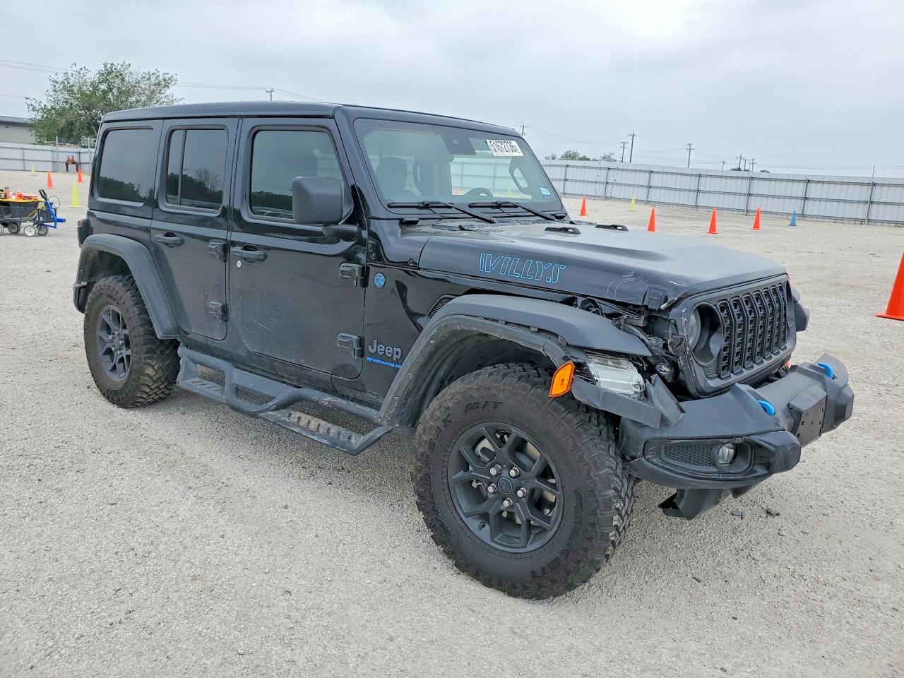 2024 Jeep Wrangler 4xe Black vin: 1C4RJXN62RW154200