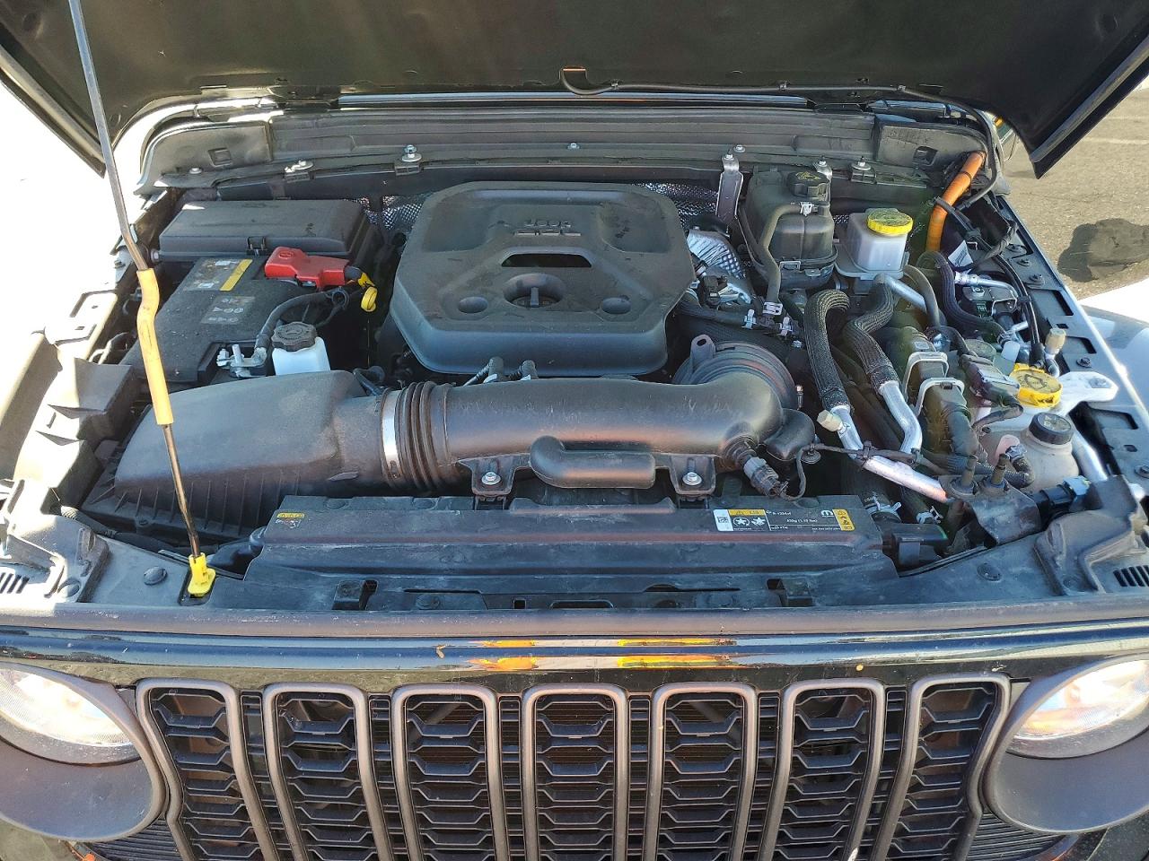 2024 Jeep Wrangler 4xe Black vin: 1C4RJXN64RW185481